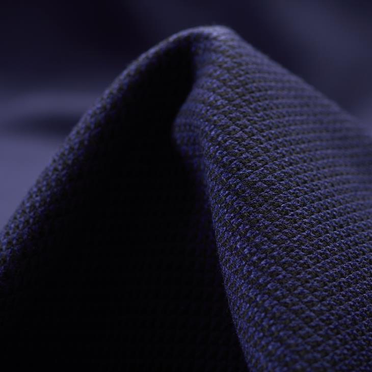 Jacquard, Mélange de Laine, Elástique, Black&Liberty Purple