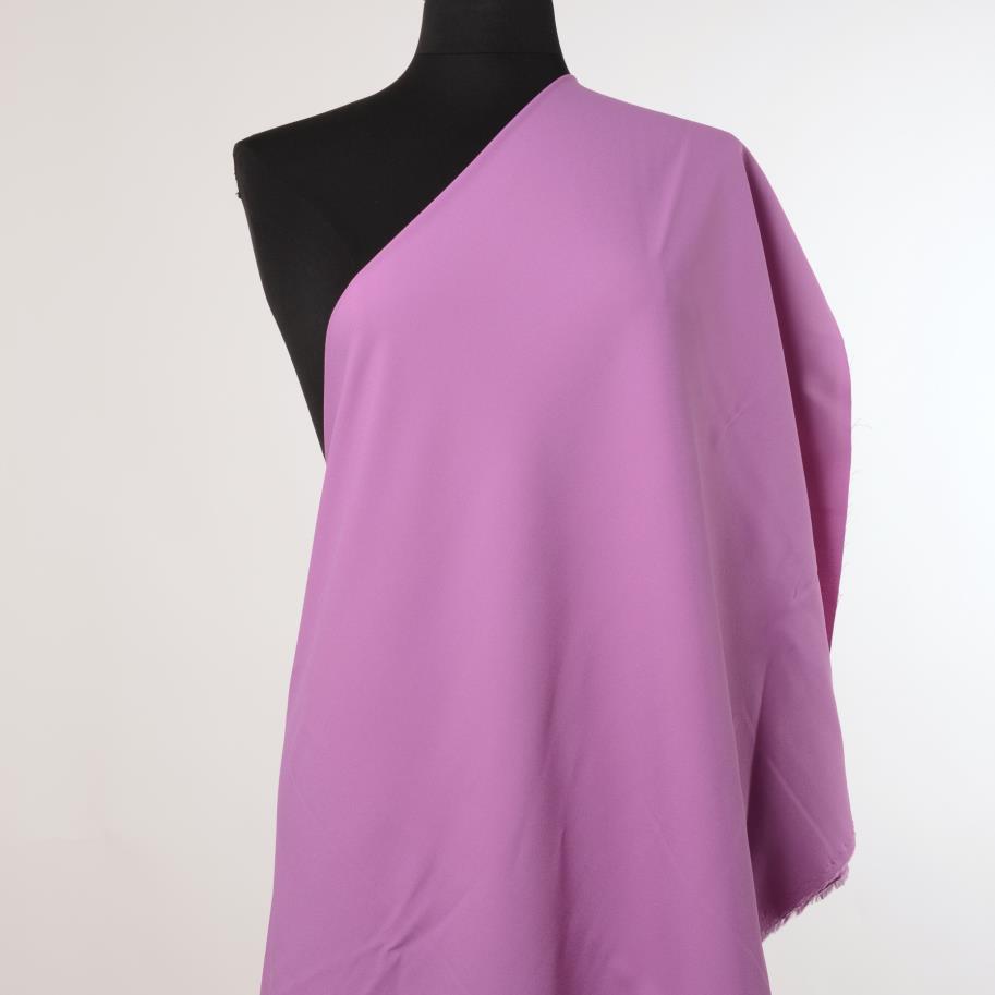 CRÊPE, VISCOSE, MEADOW MAUVE
