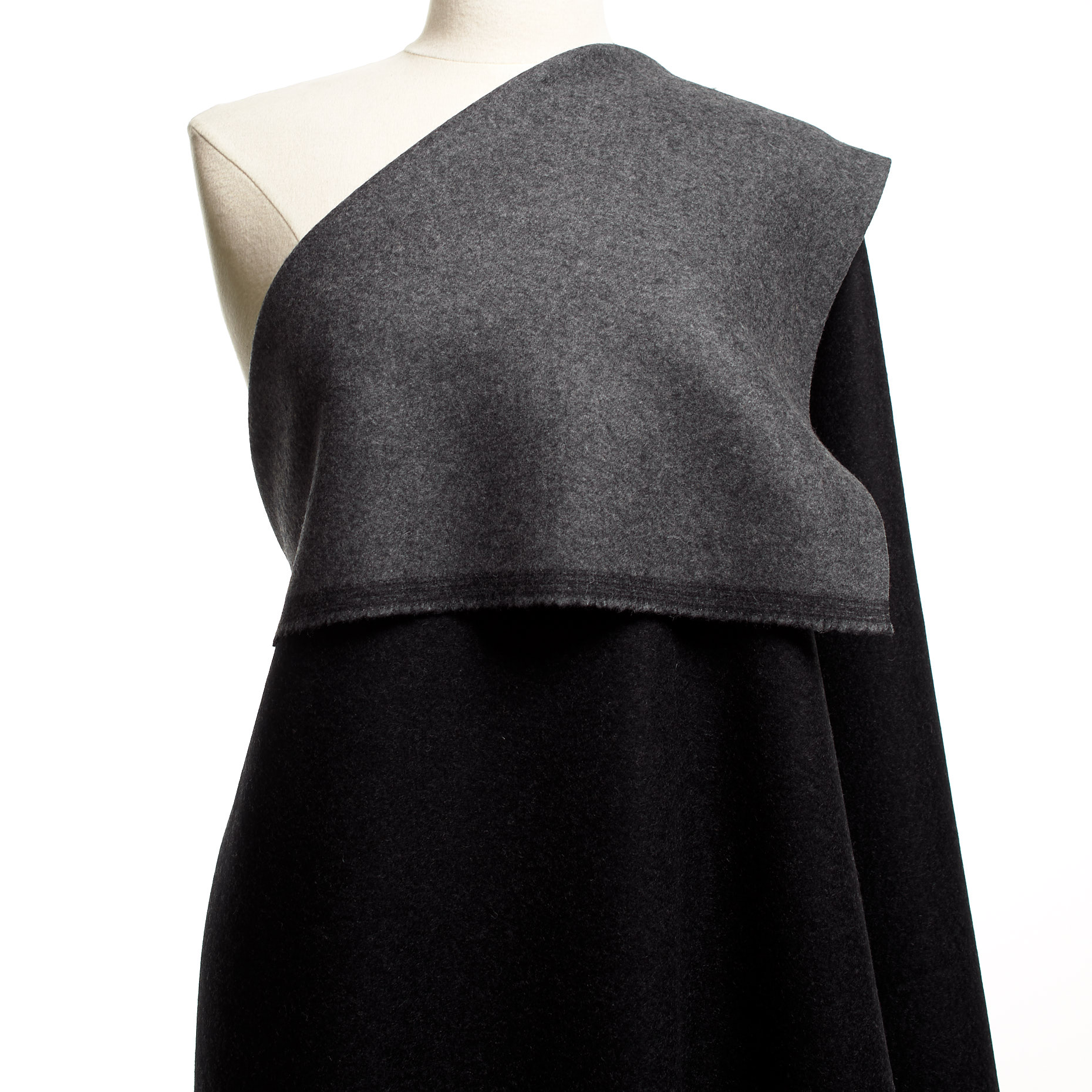 DOUBLE, VIRGIN WOOL, MELANGE, ANTHRACITE&CHISELED STONE