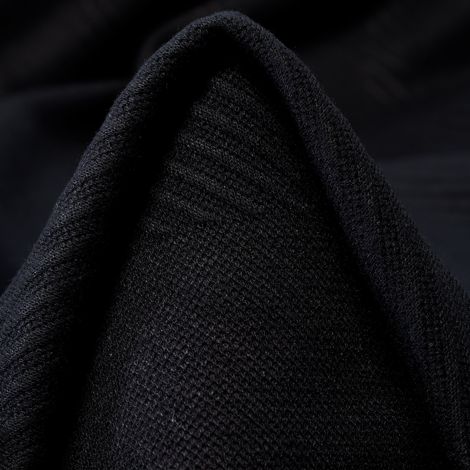 Jersey, Jacquard, Quadro, Raven Black