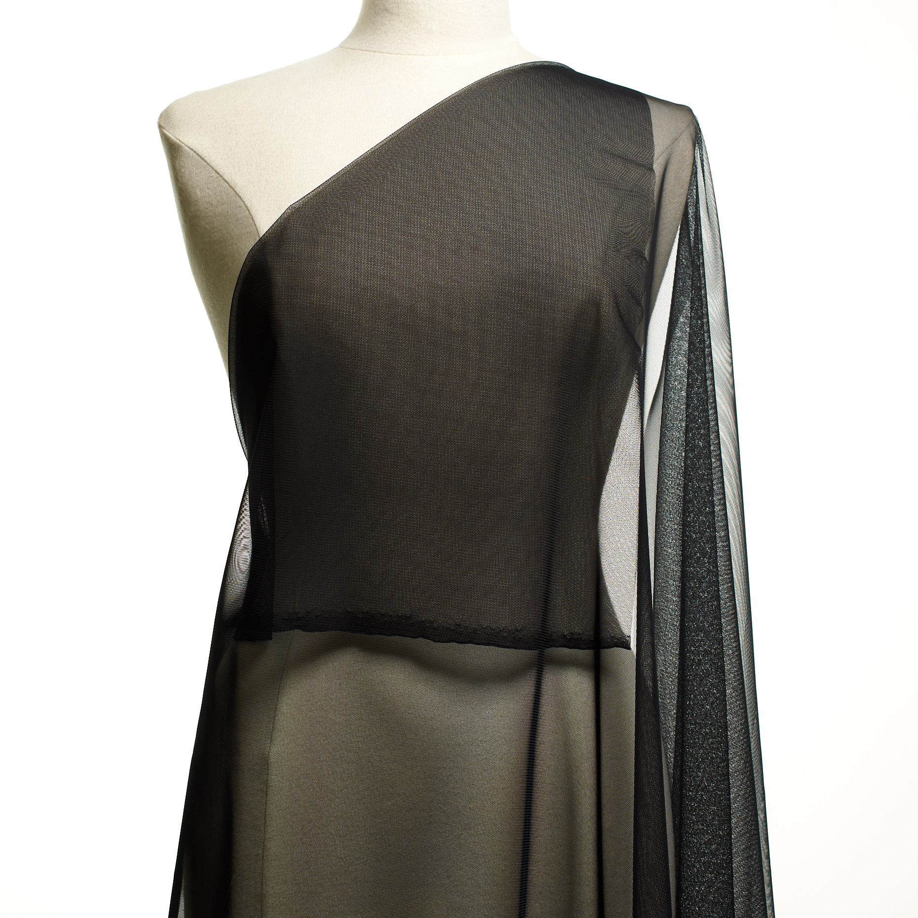 TULLE, RAVEN BLACK