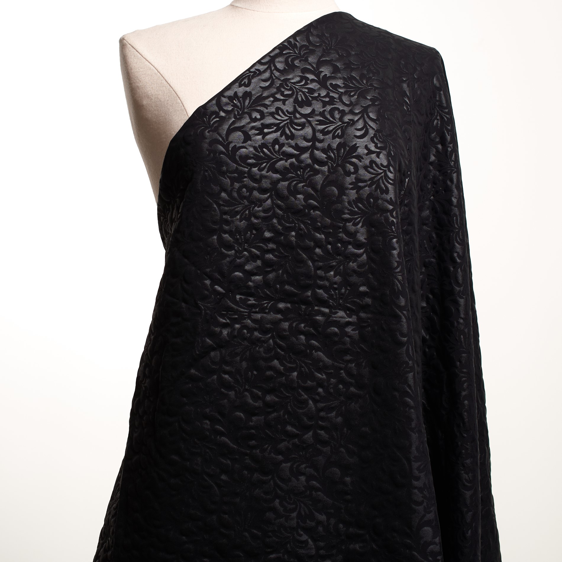 Techno Stretch, Poliamida, Estampado, Raven Black