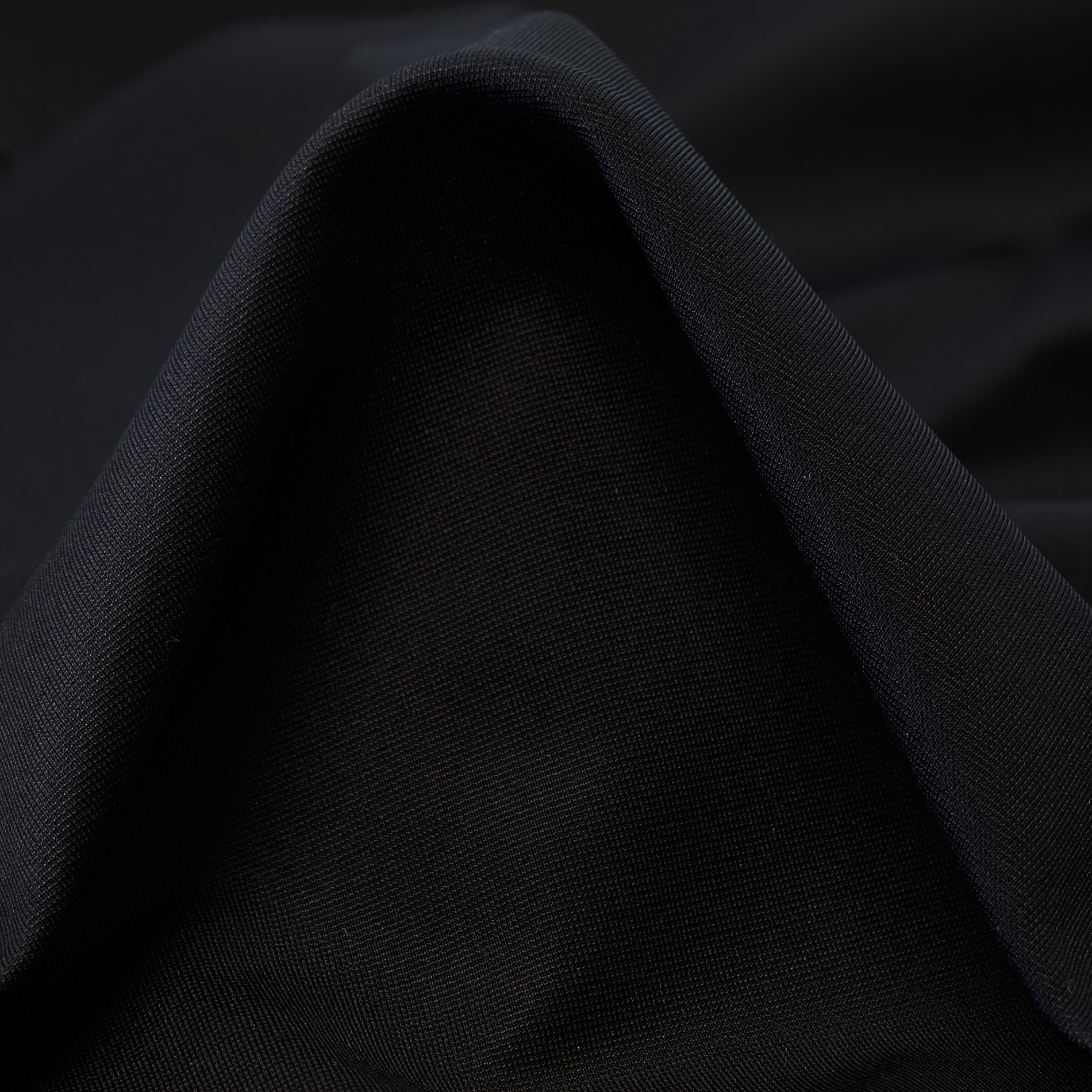 Viscose, Bonded, Jet Black