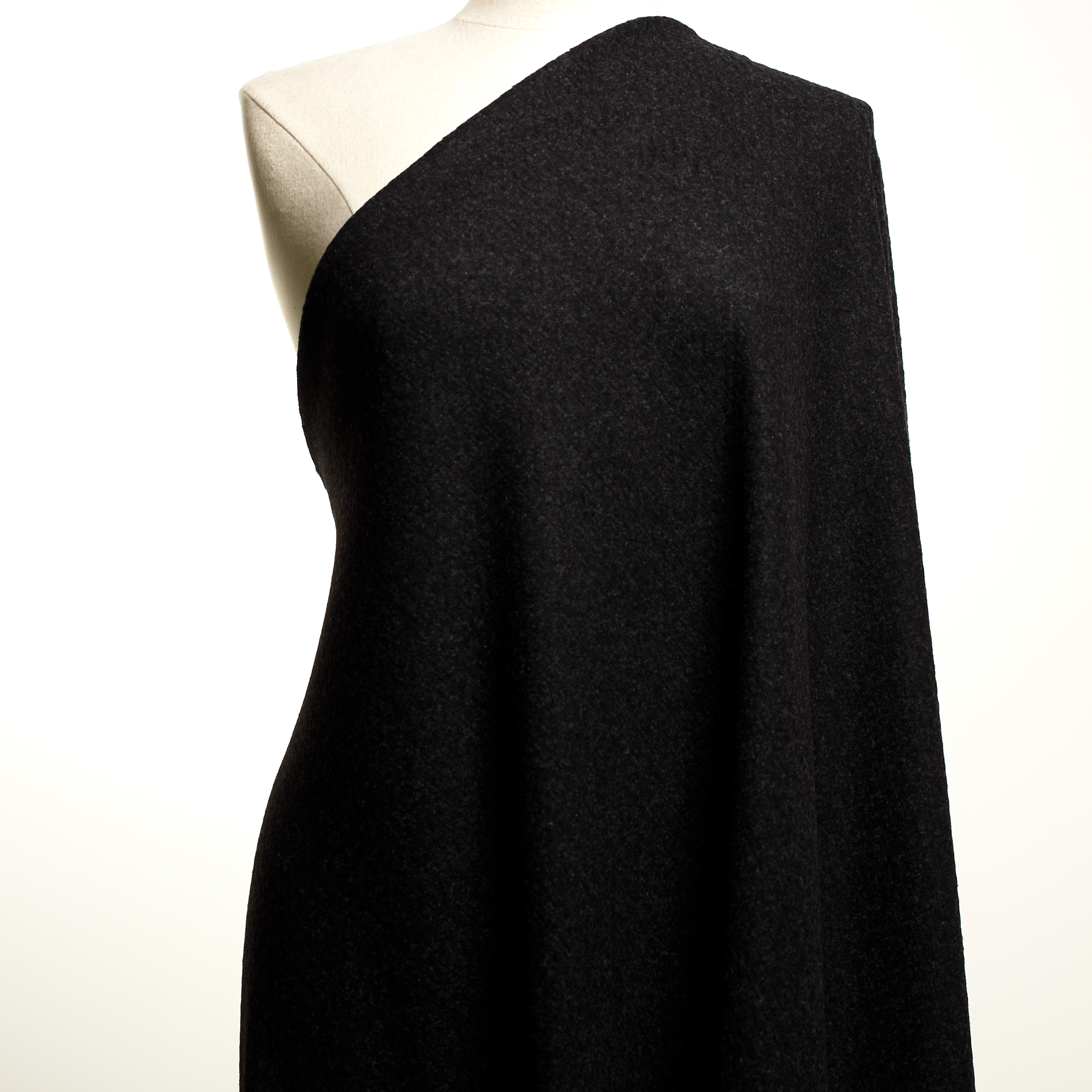 JERSEY, WOOL, MELANGE, CHARCOAL ART