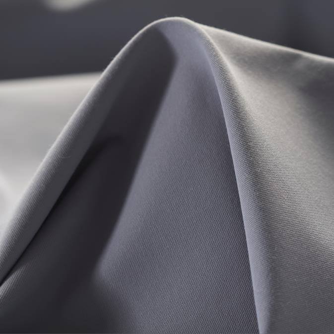 GABARDINE, COTTON BLEND, BI-STRETCH, SILVER
