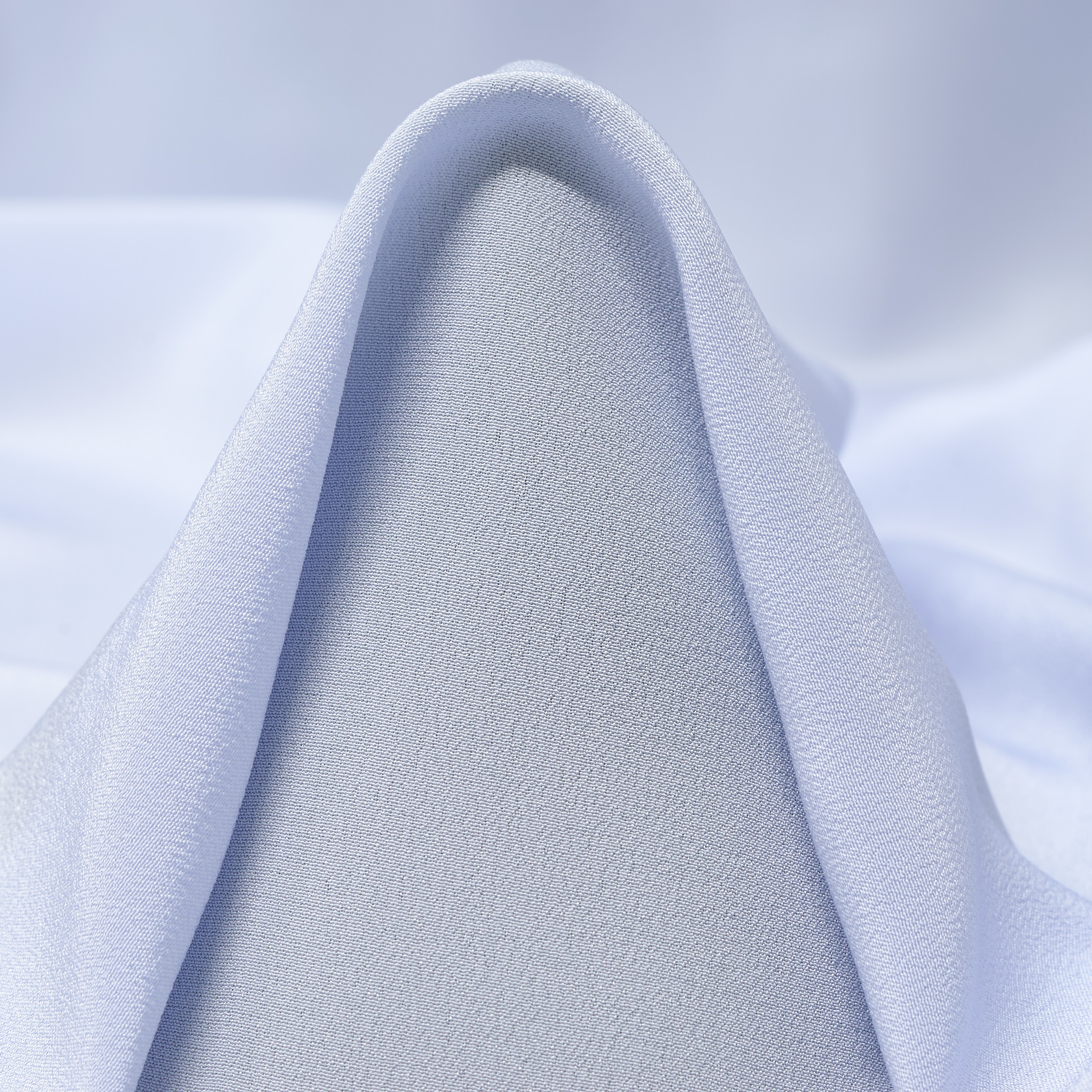 CRÊPE DE CHINE, SILK, ARCTIC ICE