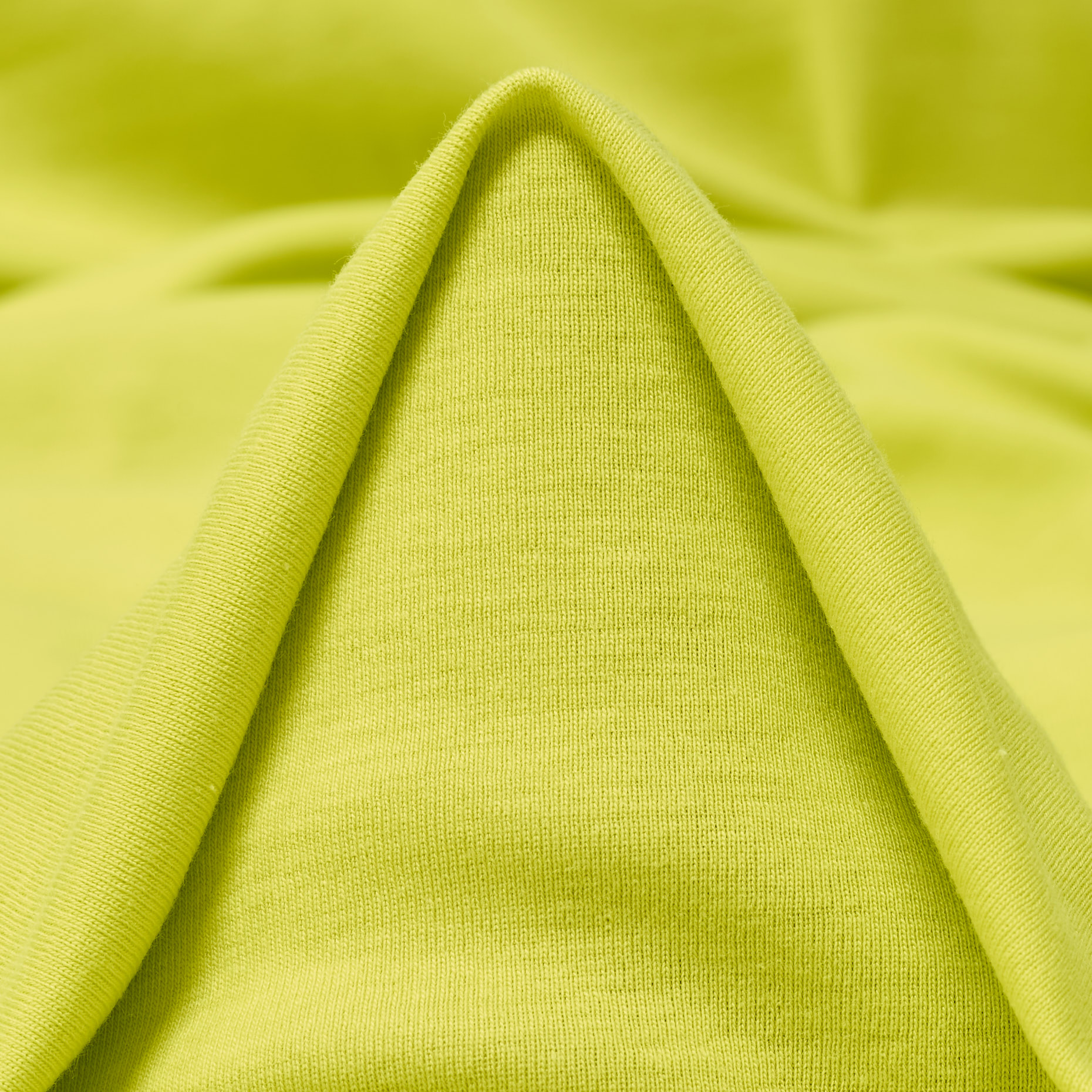 Rippjersey, Baumwolle, Elastik, Sunny Lime