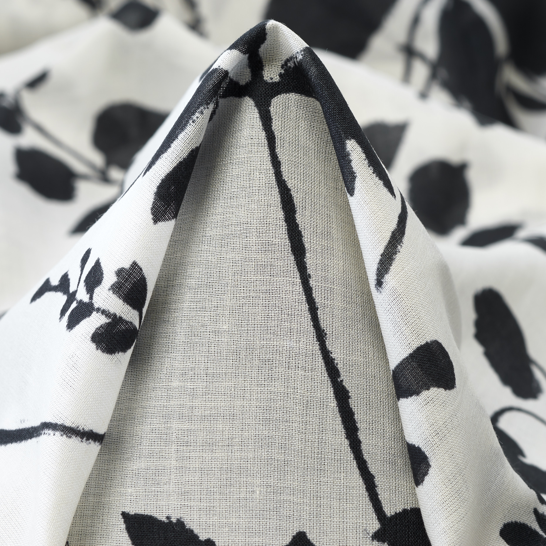 Batiste, Cotone, Floreale, Lucent White&Jet Black