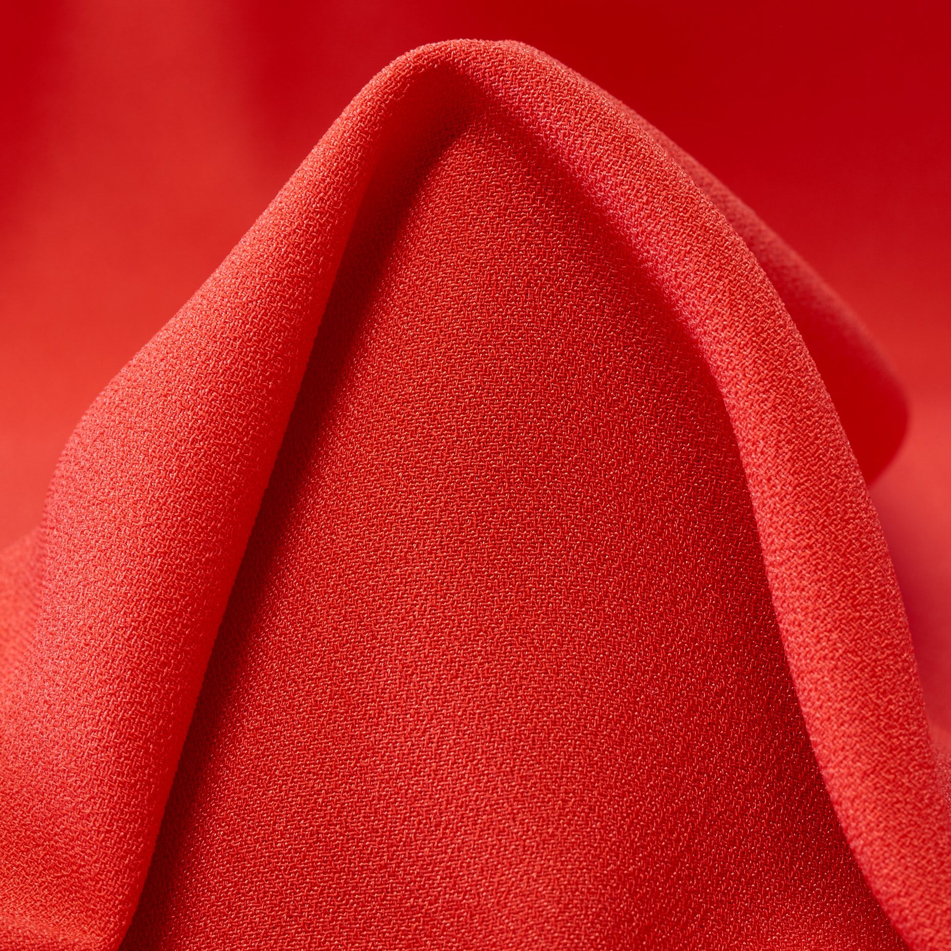 Креп, Сатин, Fiery Red