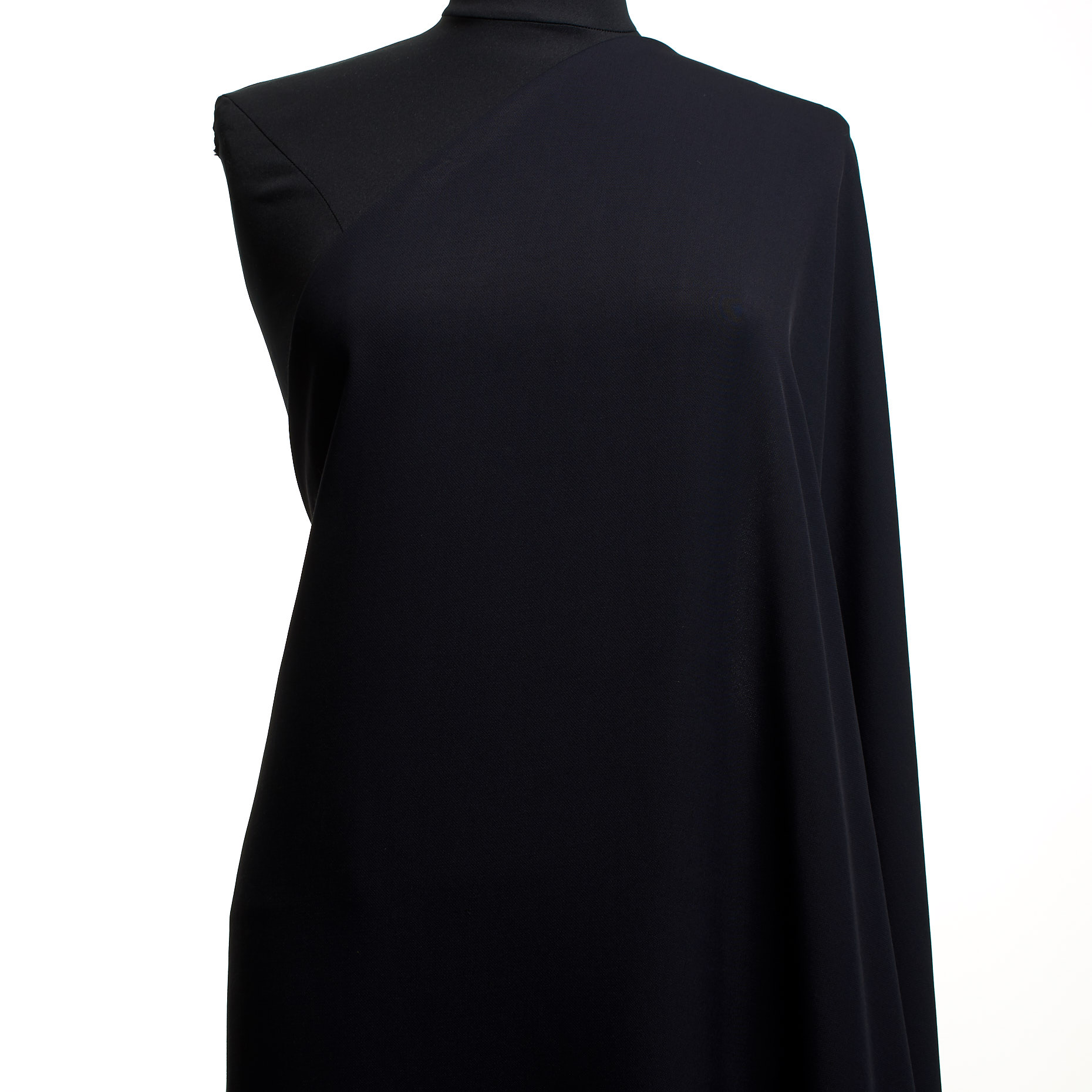 Piqué, Viscose, Raven Black