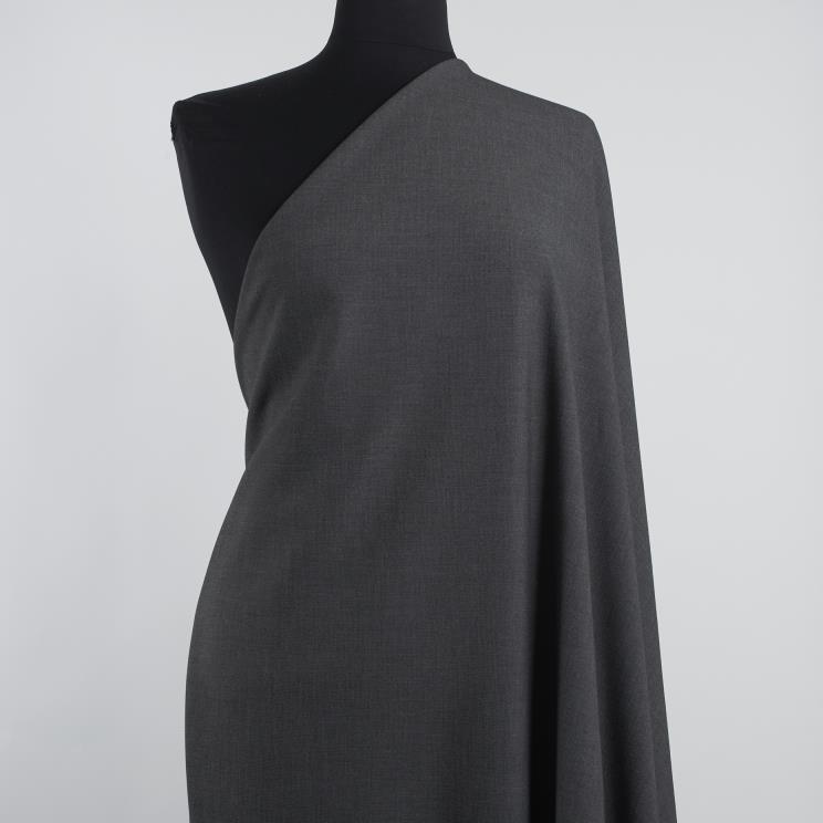 CRÊPE, TWILL, VISCOSE BLEND, IRON GATE