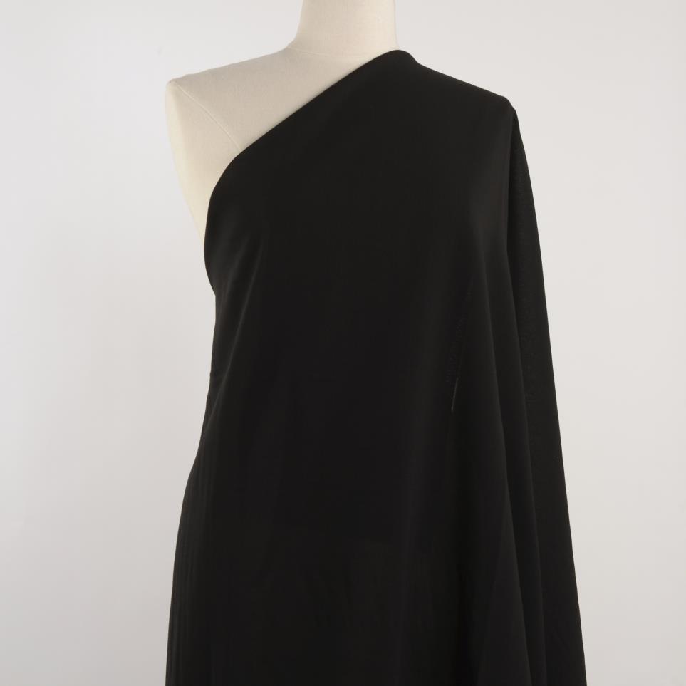 CRÊPE, WOOL, BLACK SAND