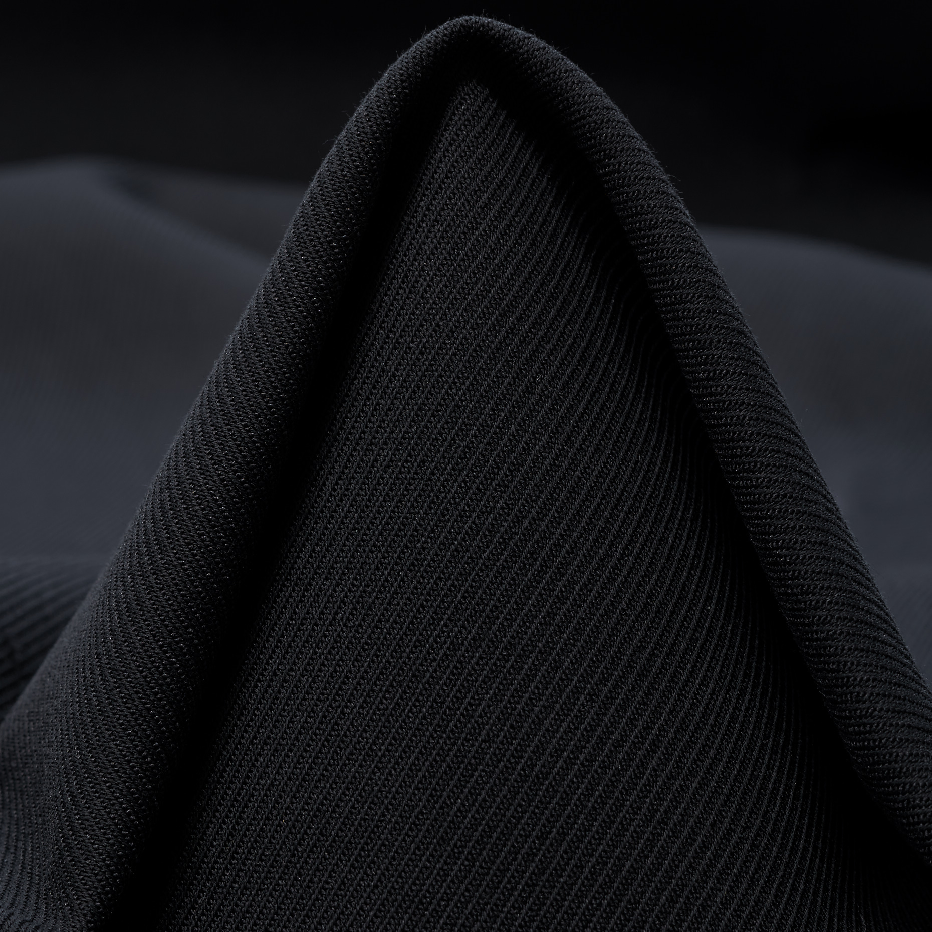 Double, Twill, Bawełna, Raven Black