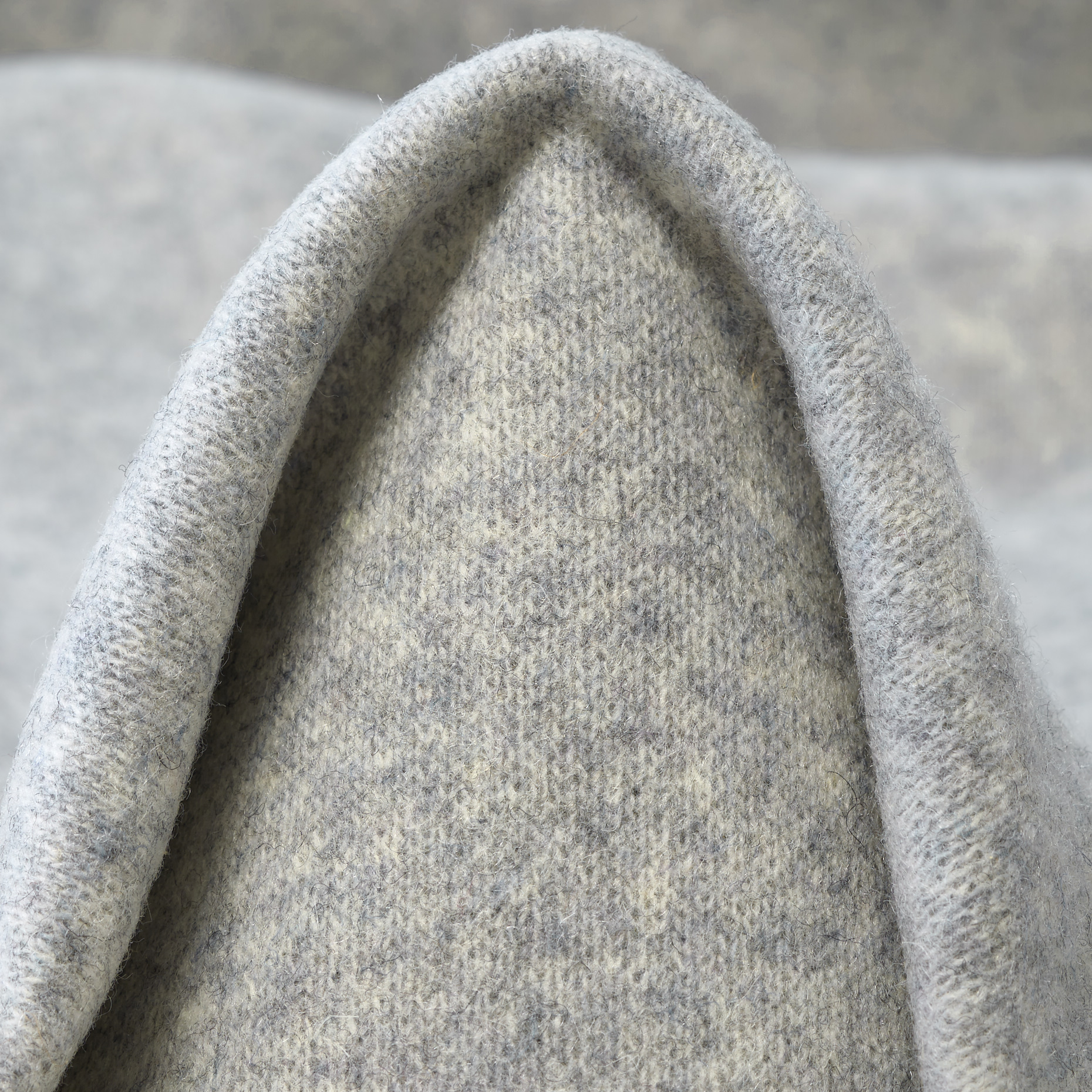 JERSEY, BOILED WOOL, VAPOR BLUE