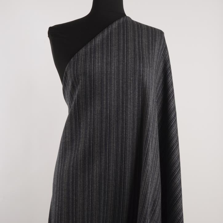 JERSEY, JACQUARD, STRIPES, MIDNIGHT BLUE&ANTHRACITE