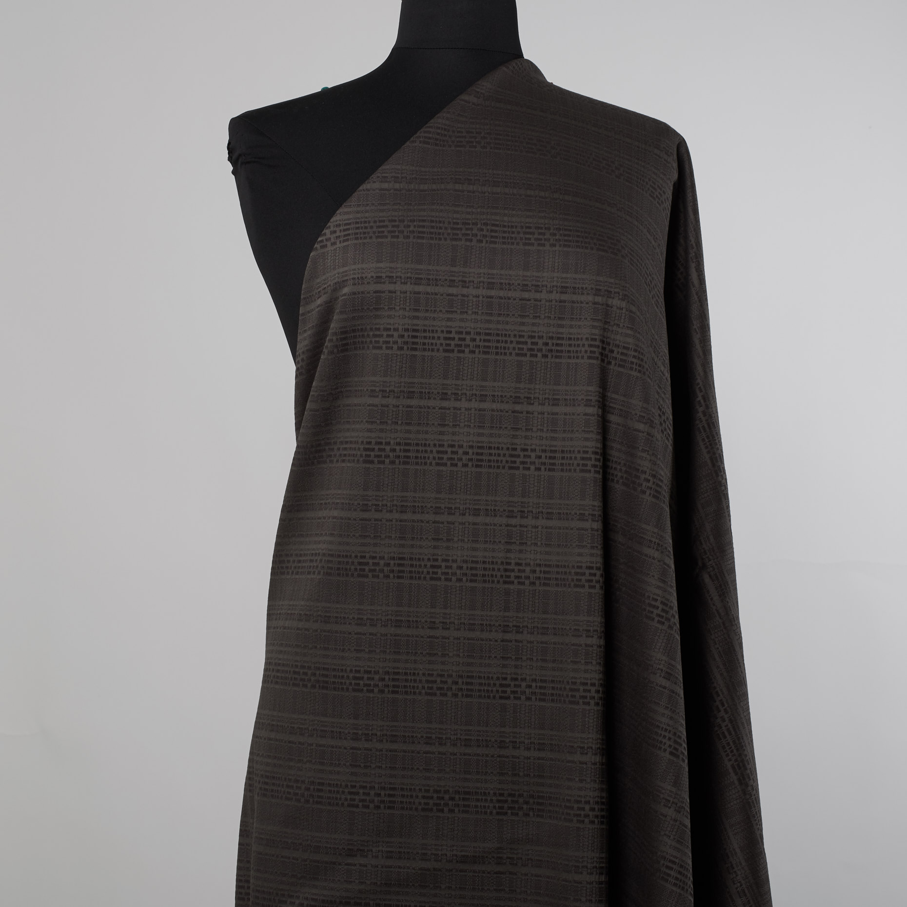 JACQUARD, COTTON VISCOSE, ELASTIC, COFFEE QUARTZ