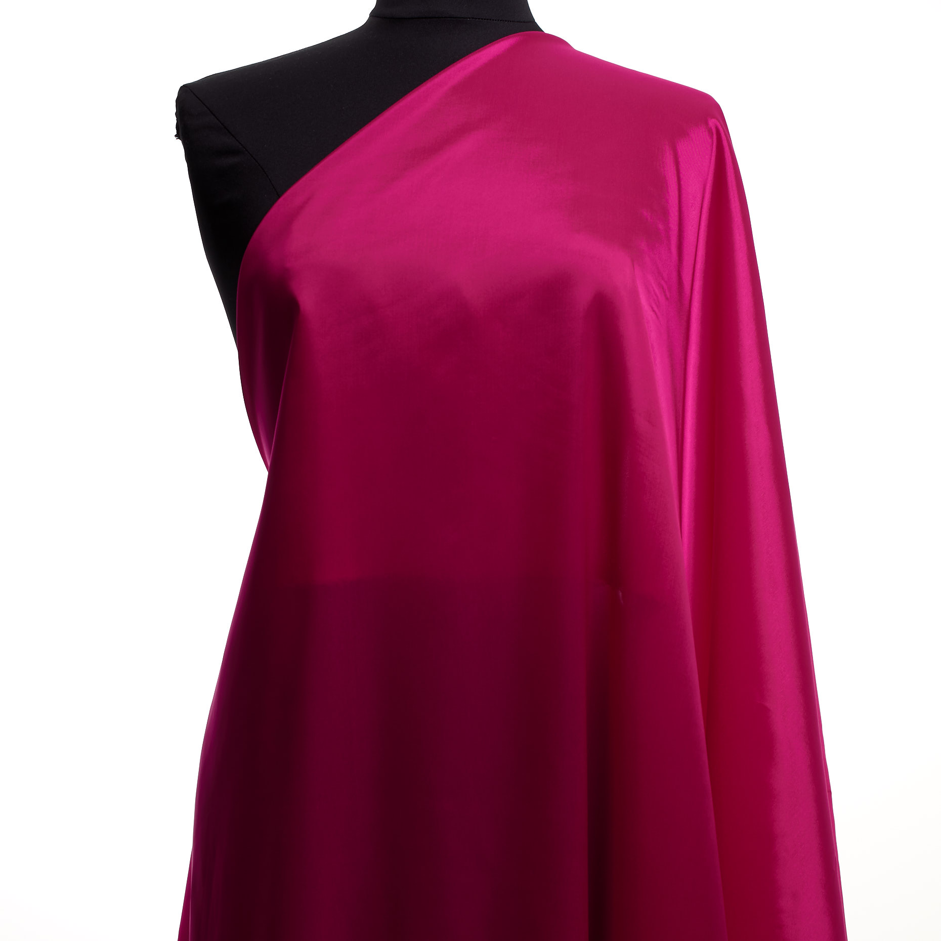 Cupro, Elastic, Cerise