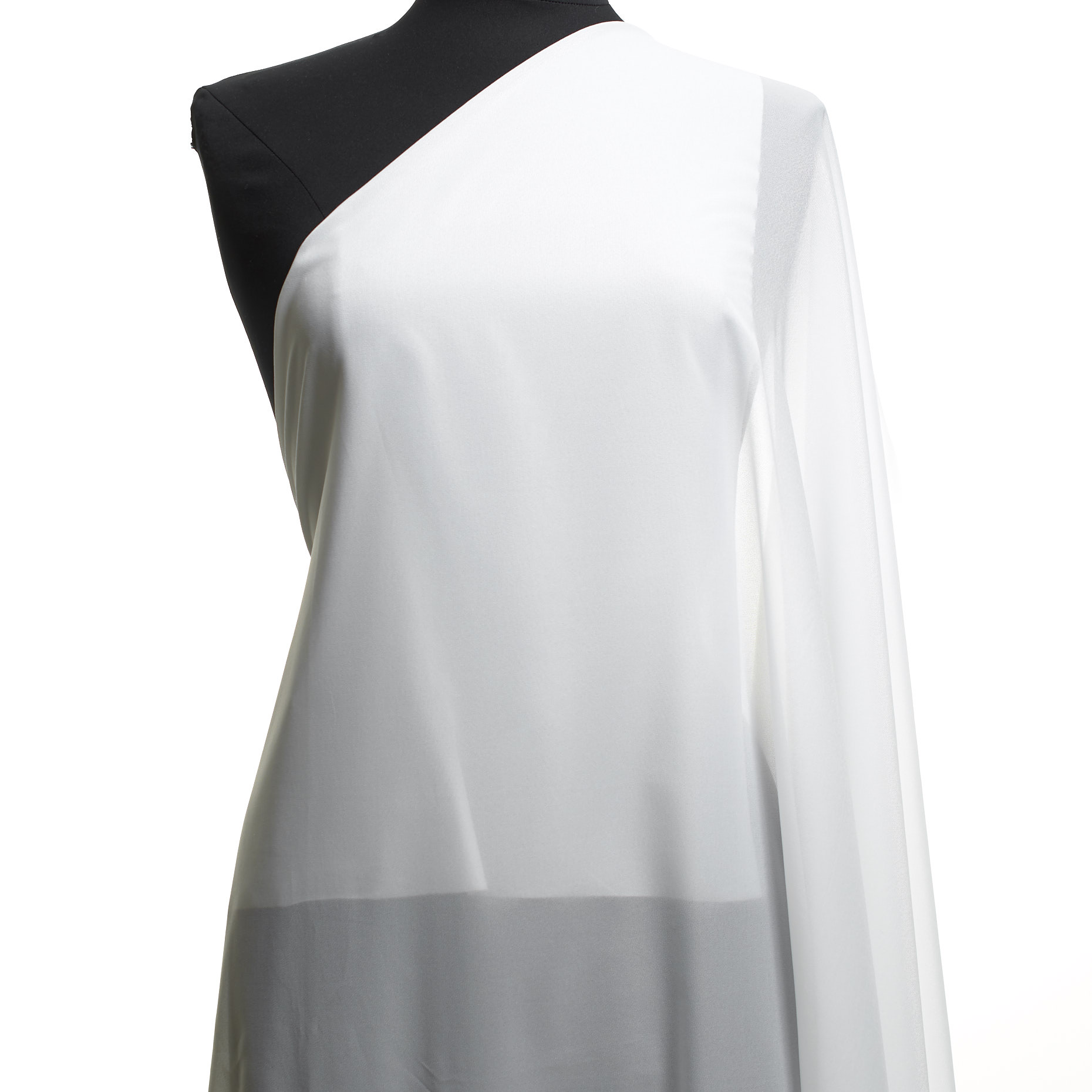 INTERLINING, CRÊPE, BRILLIANT WHITE