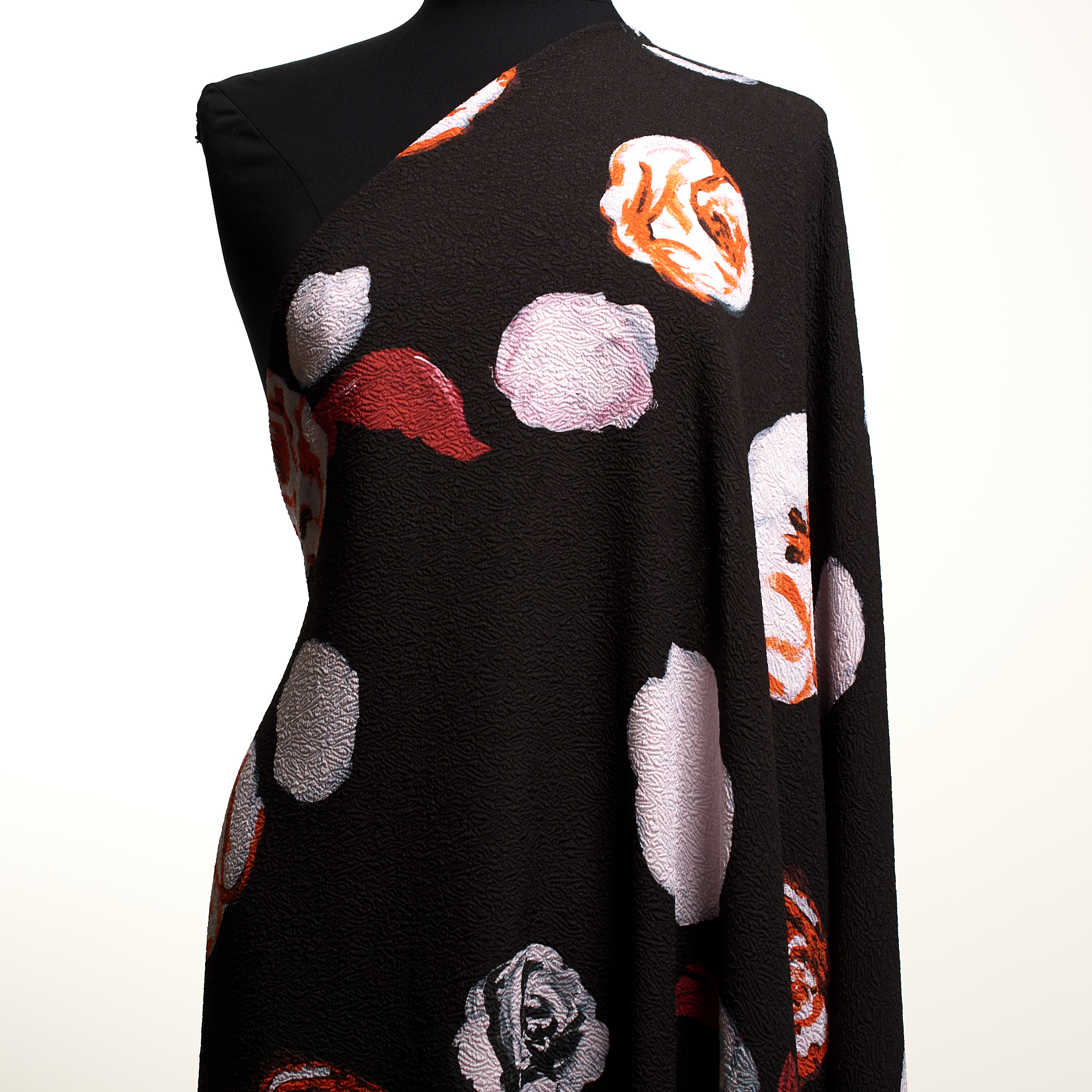 CRÊPE, WRINKLY, PRINTED, MULCH