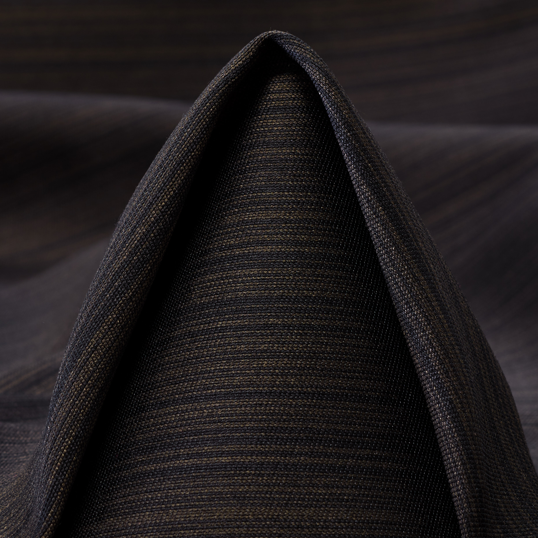 Lana, Seta, Rigato, Raven Black&Chestnut (F000053377)