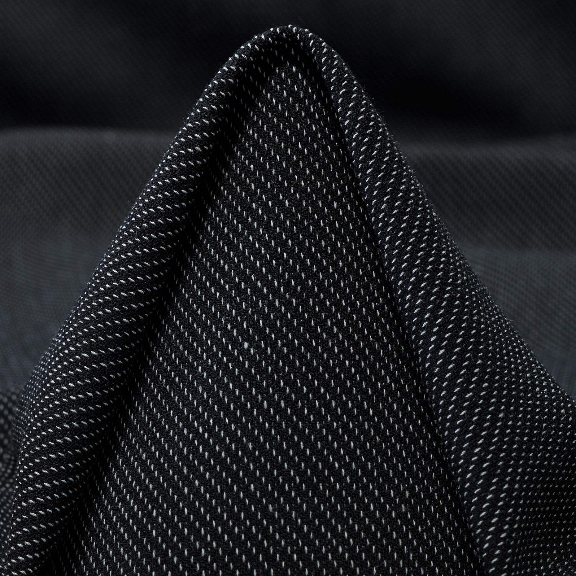 Twill, Viskose Mix, Elastik, Raven Black