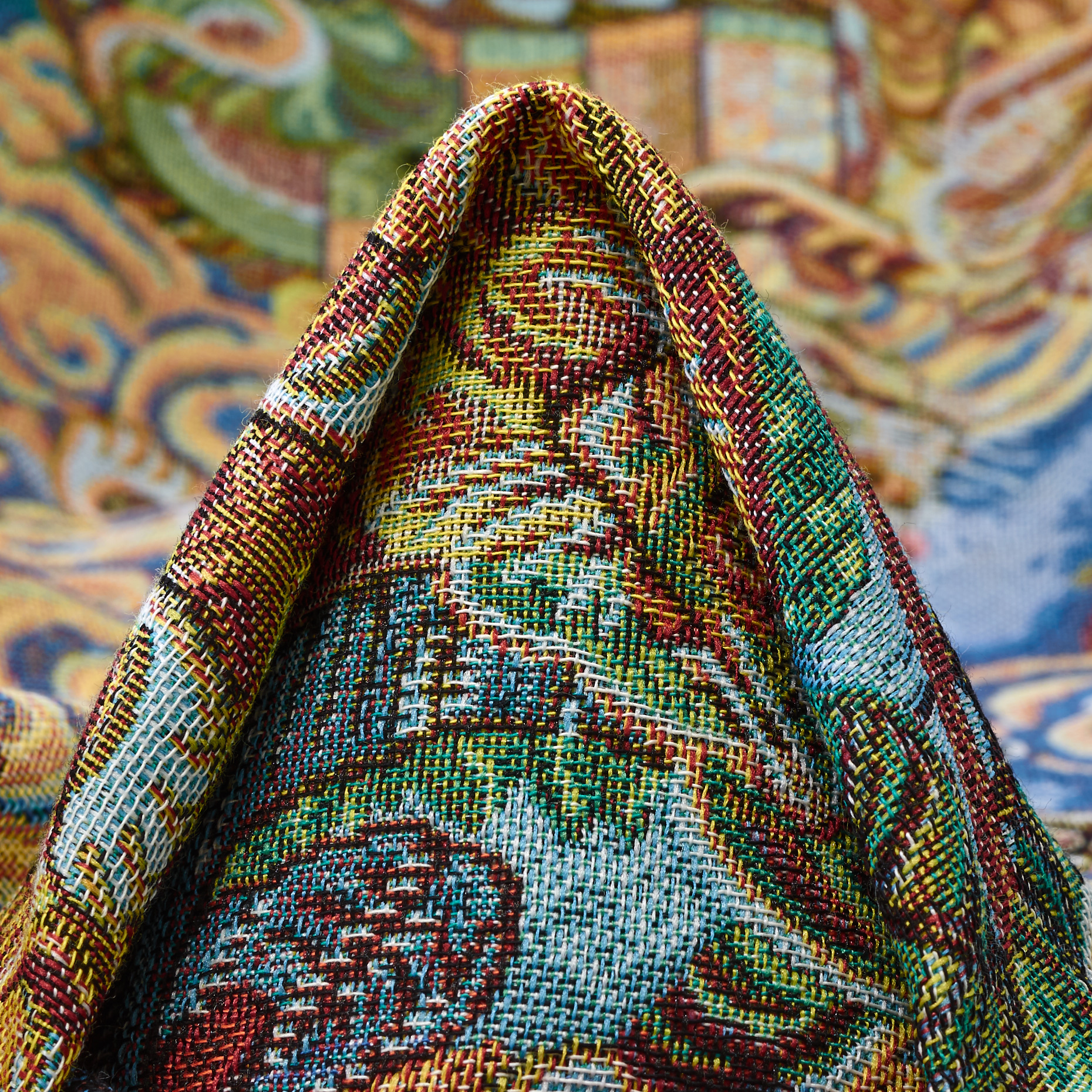 Jacquard, Cotone, Floreale, Jade Lime&Honey (P000007040)