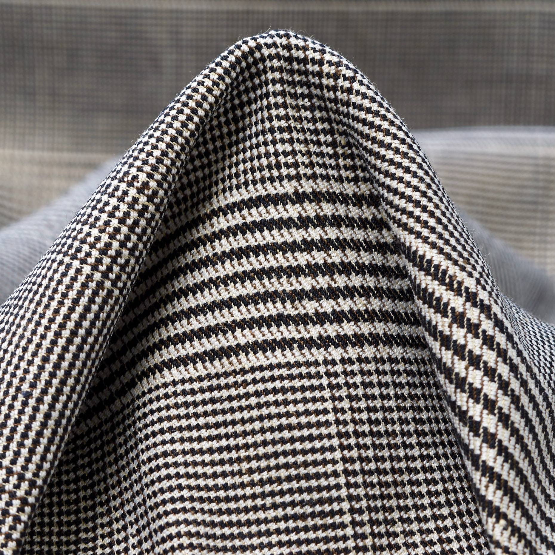 Flannel, Elastic, Check, Anthracite
