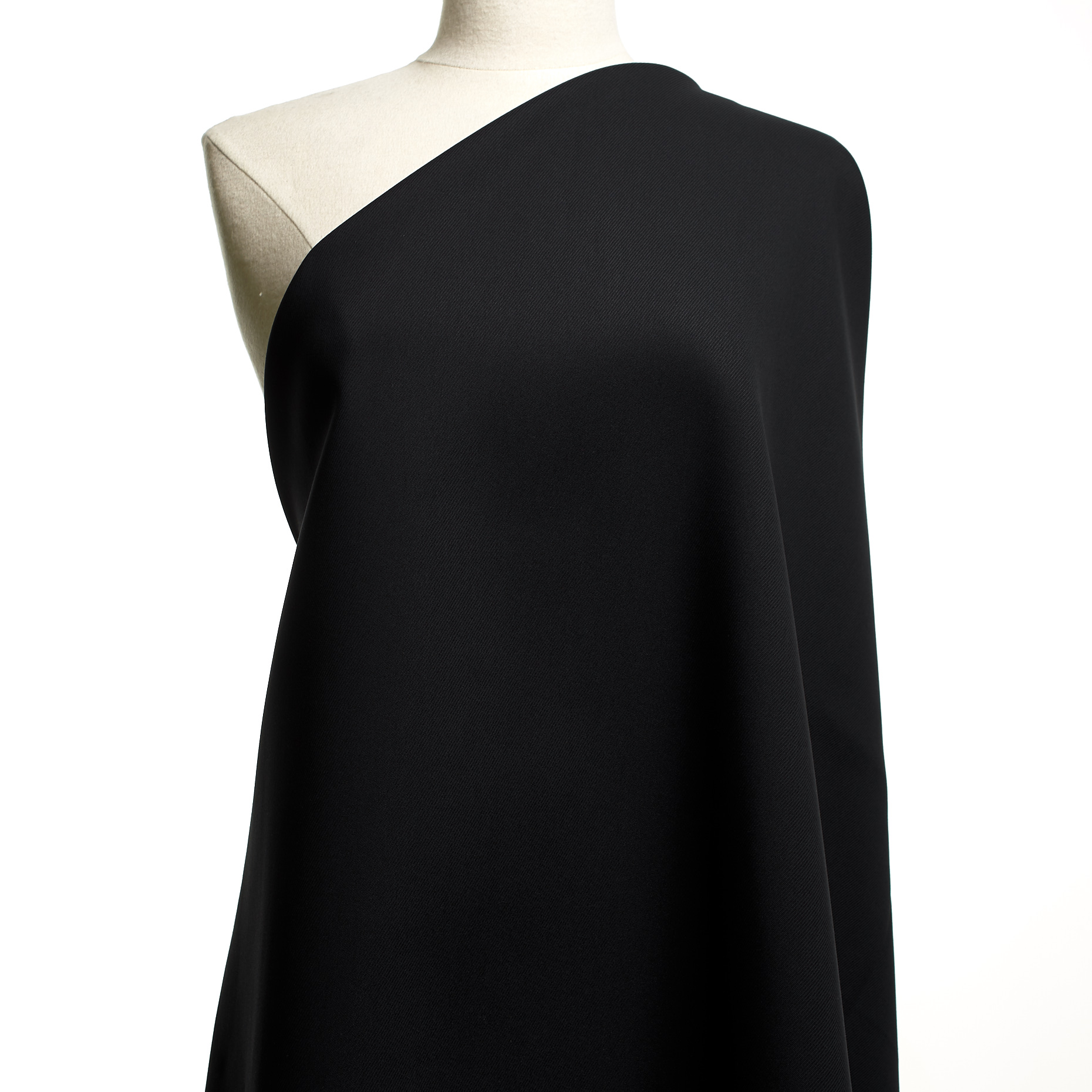 Double, Twill, Bawełna, Raven Black