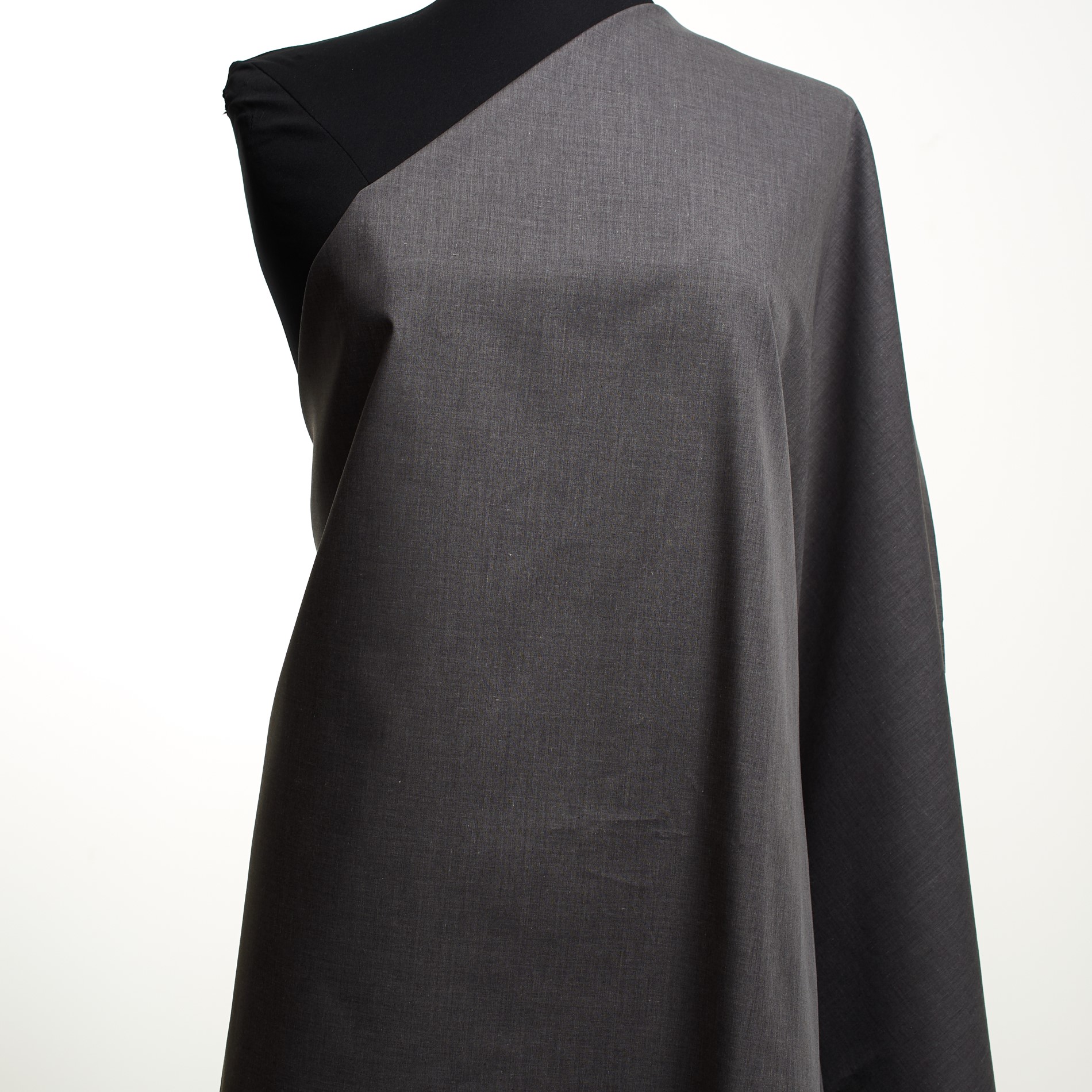 Franela, Algodón Mix, Jaspeado, Steel Gray