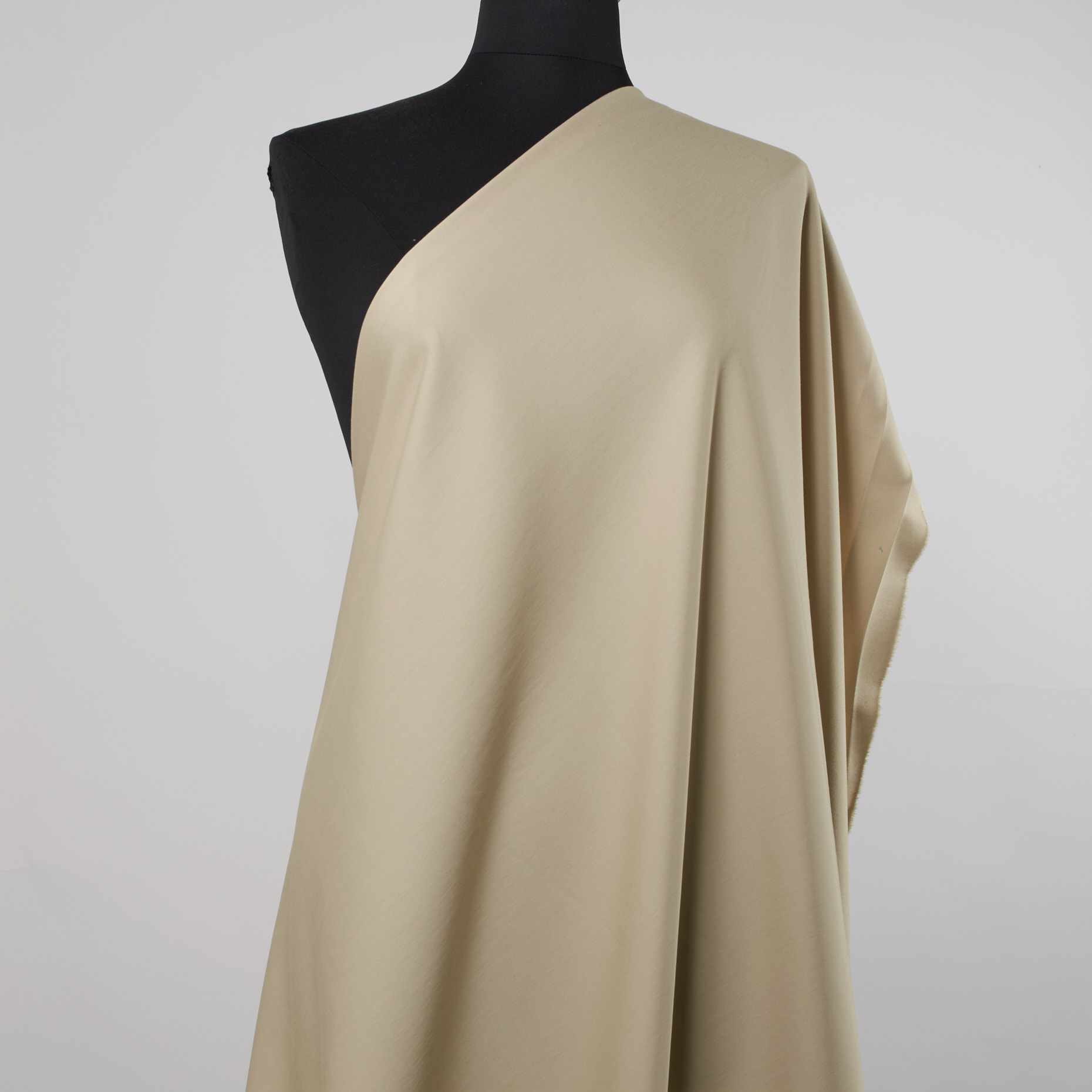 Twill, Bawełna, Stretch, Oyster Gray