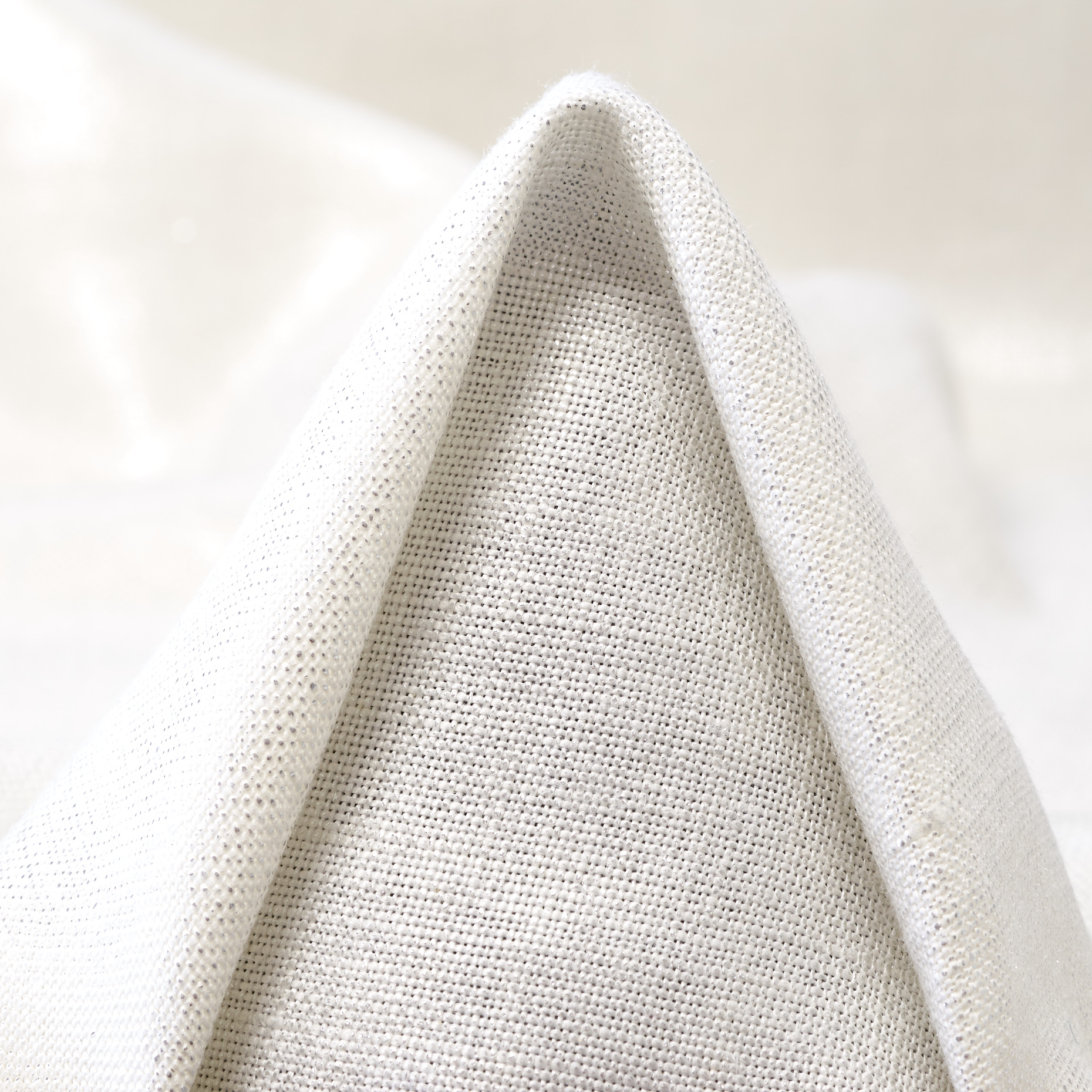 Leinen, Schimmernd, Lucent White (F000053861)
