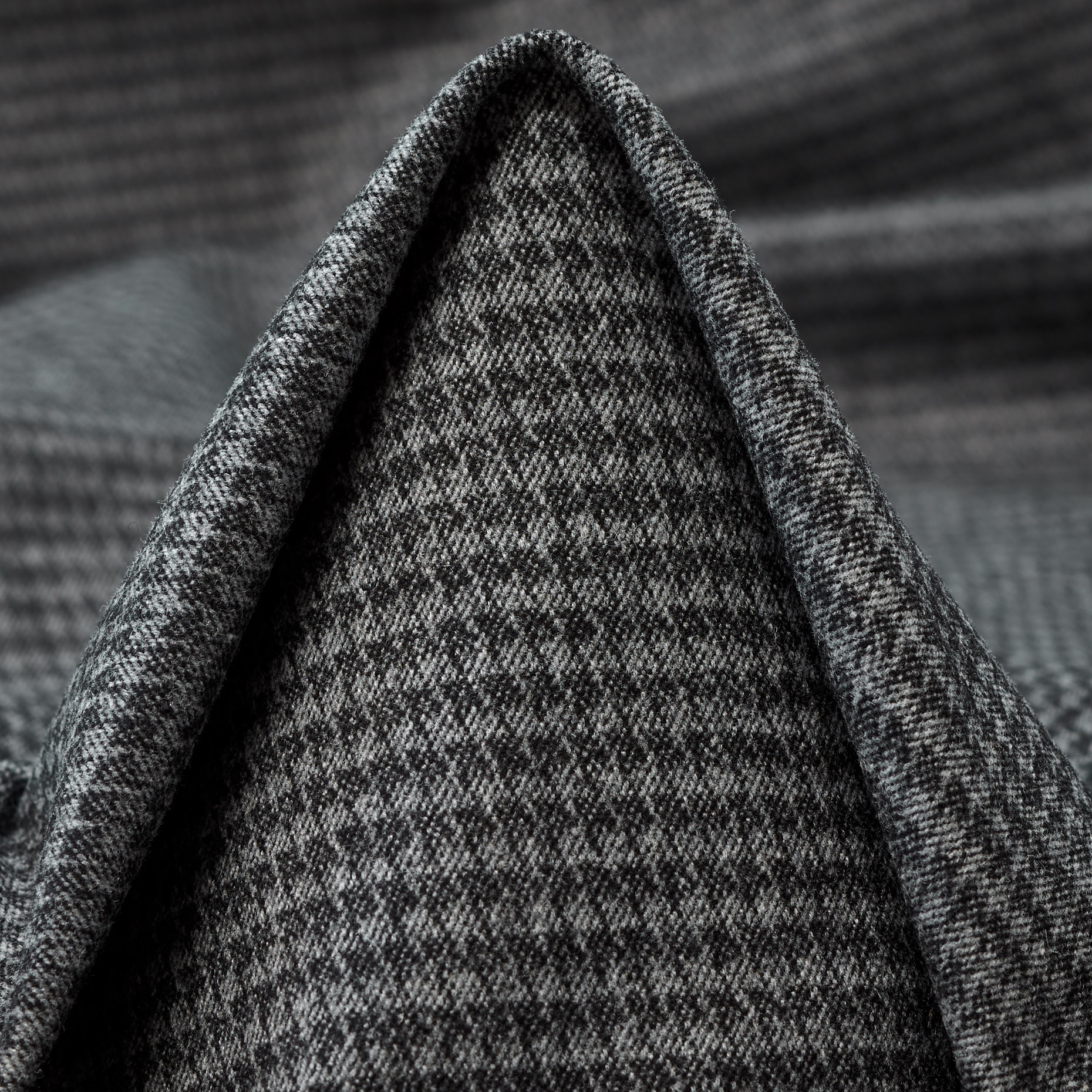 Baumwolle Mix, Micro Design, Elastik, Blackened Pearl