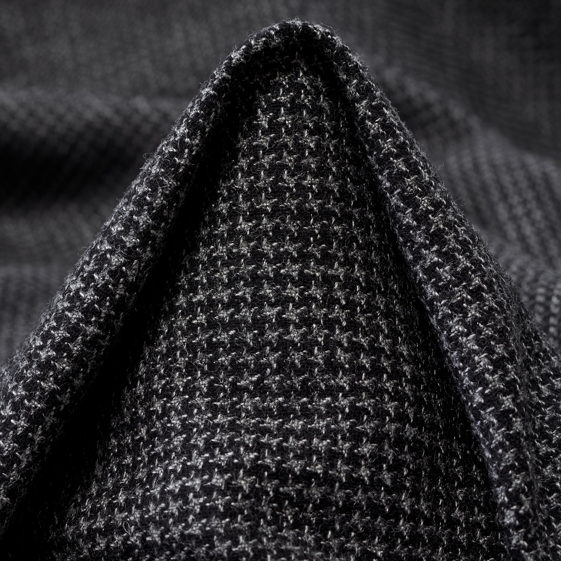 Wool, Viscose Blend, Micro Design, 