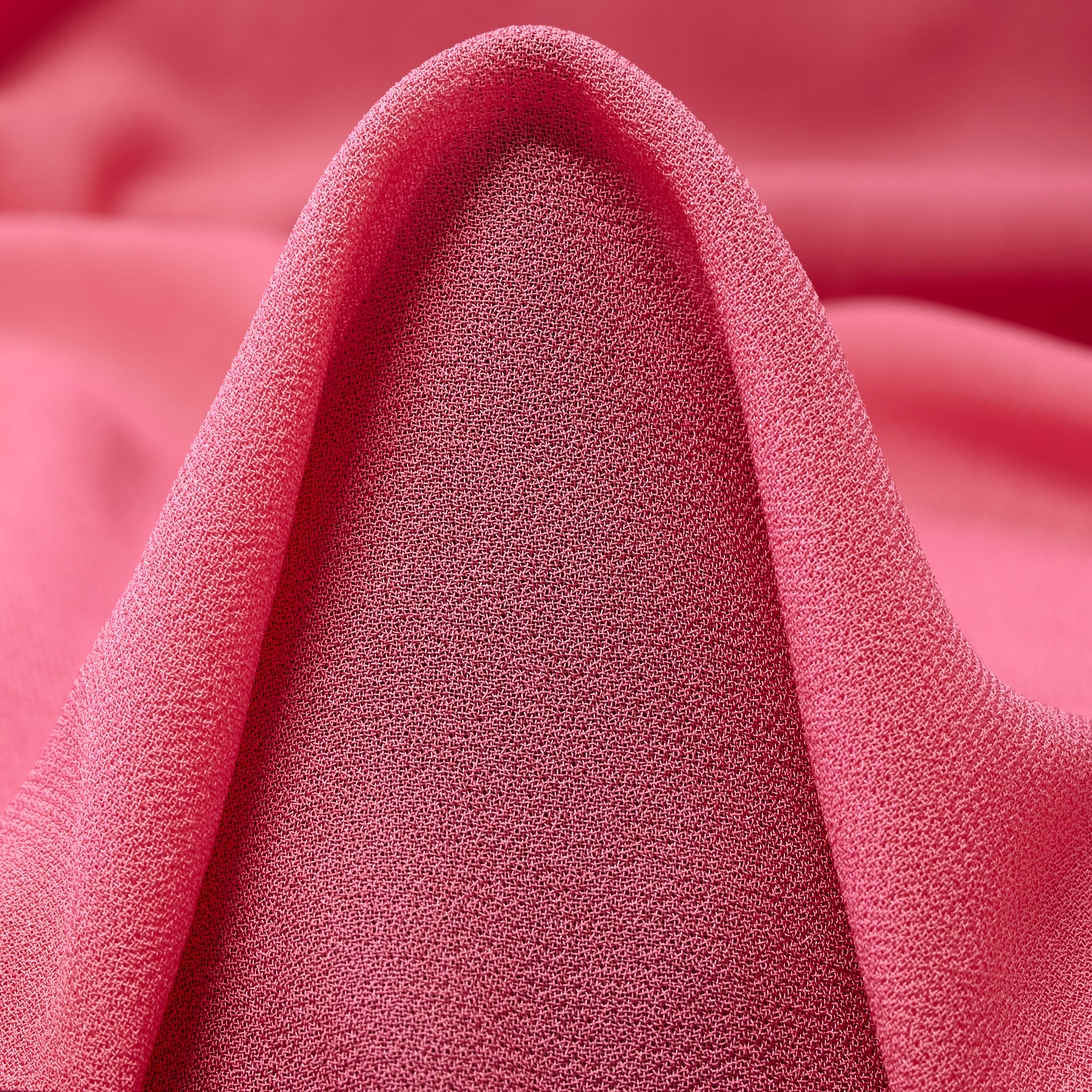 Krepa, Wiskoza, Strawberry Pink