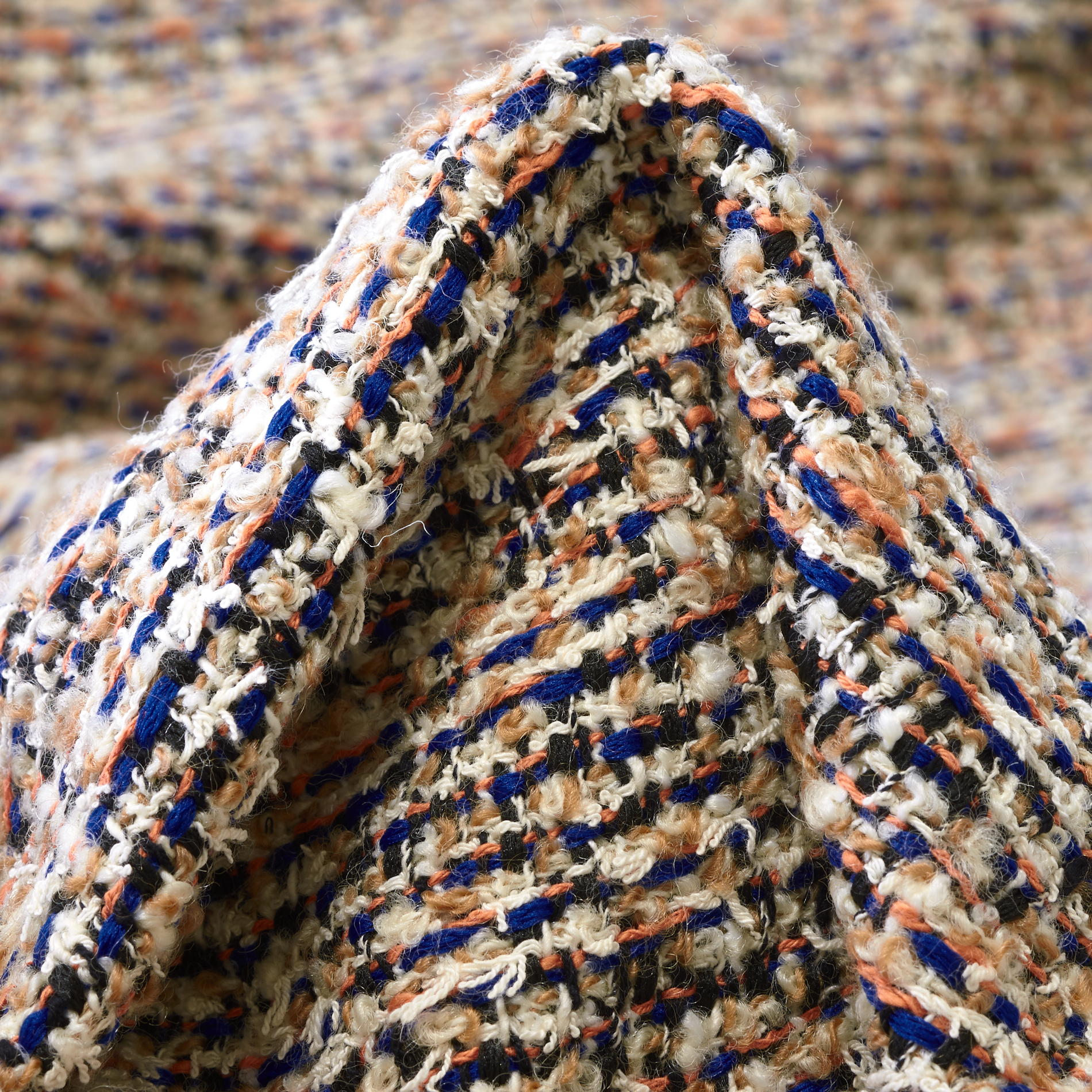 CHANEL, VIRGIN WOOL, BRILLIANT WHITE&LAPIS BLUE (F000029099)