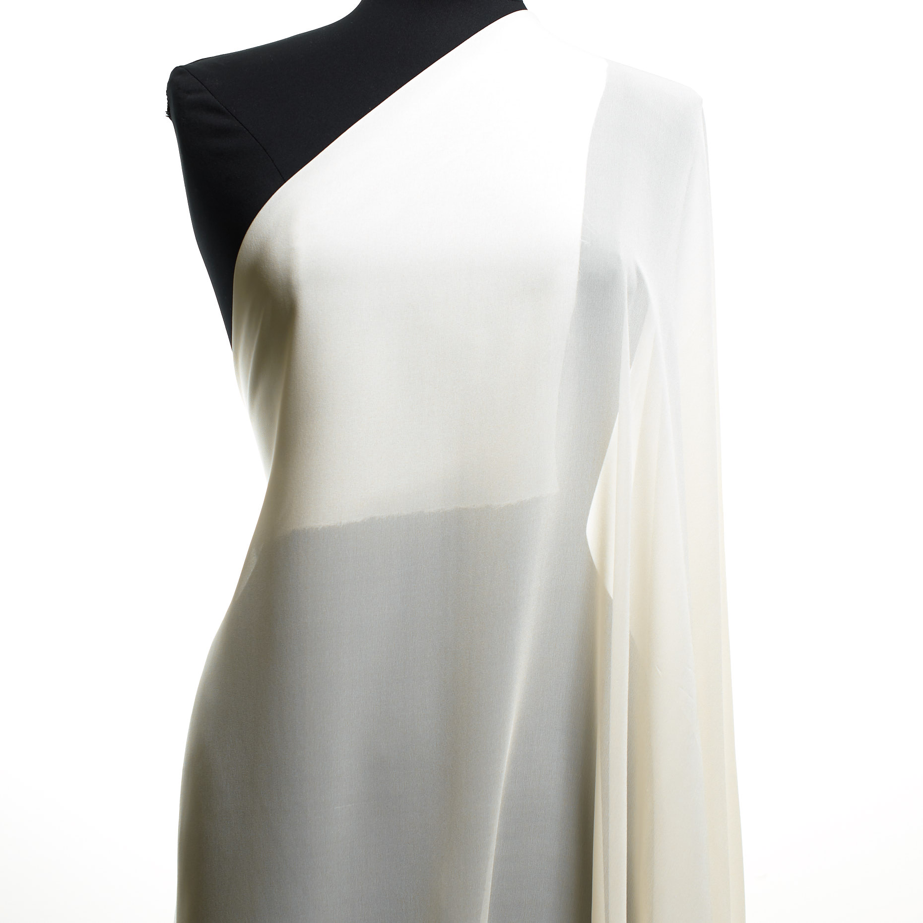 SILK, CHIFFON, SNOW WHITE