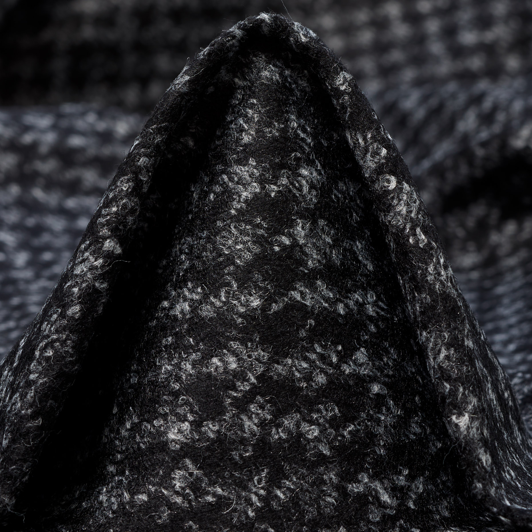 Jersey, Wolle Mix, Brushed, Blackened Pearl