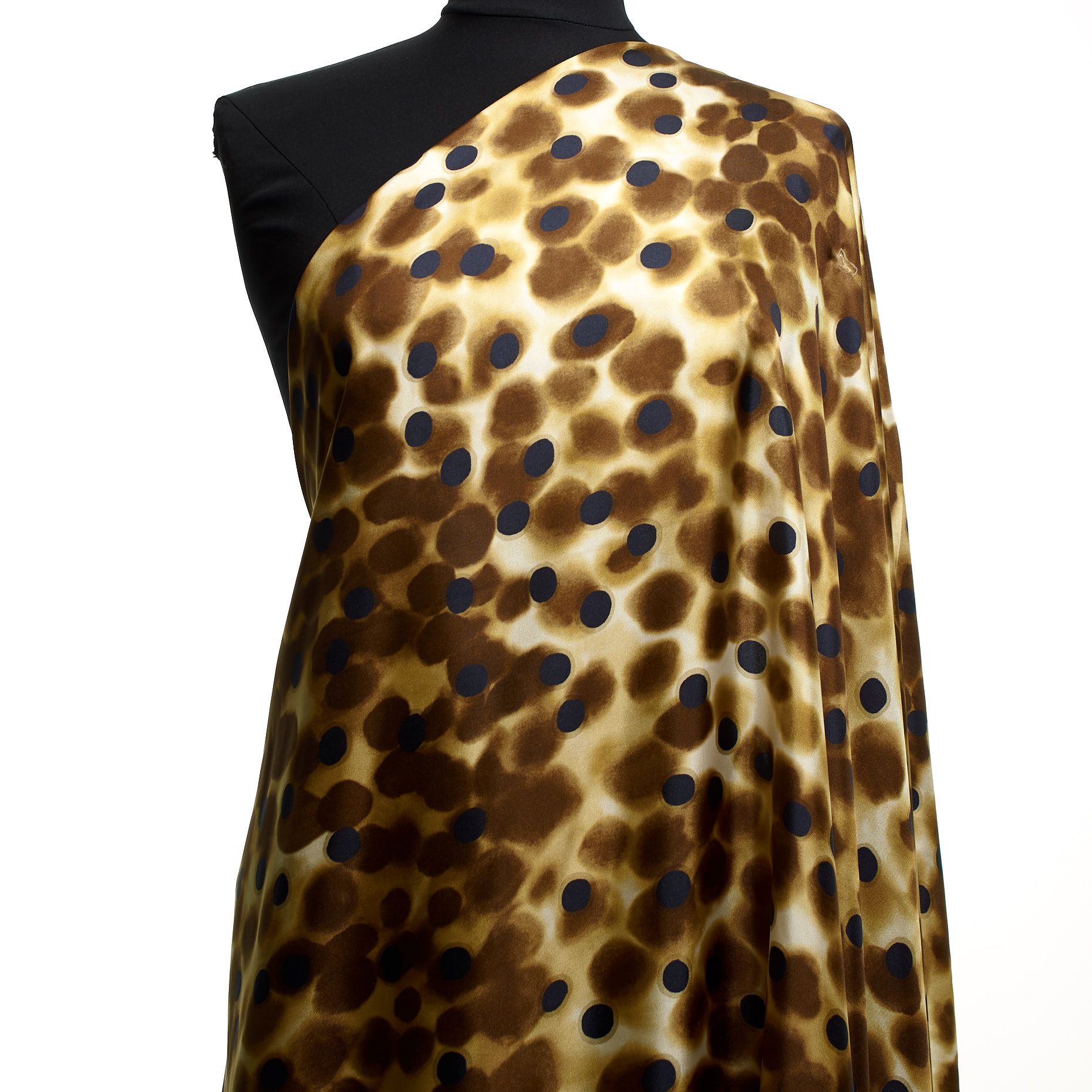 SILK, TWILL, DOTS, MAROON