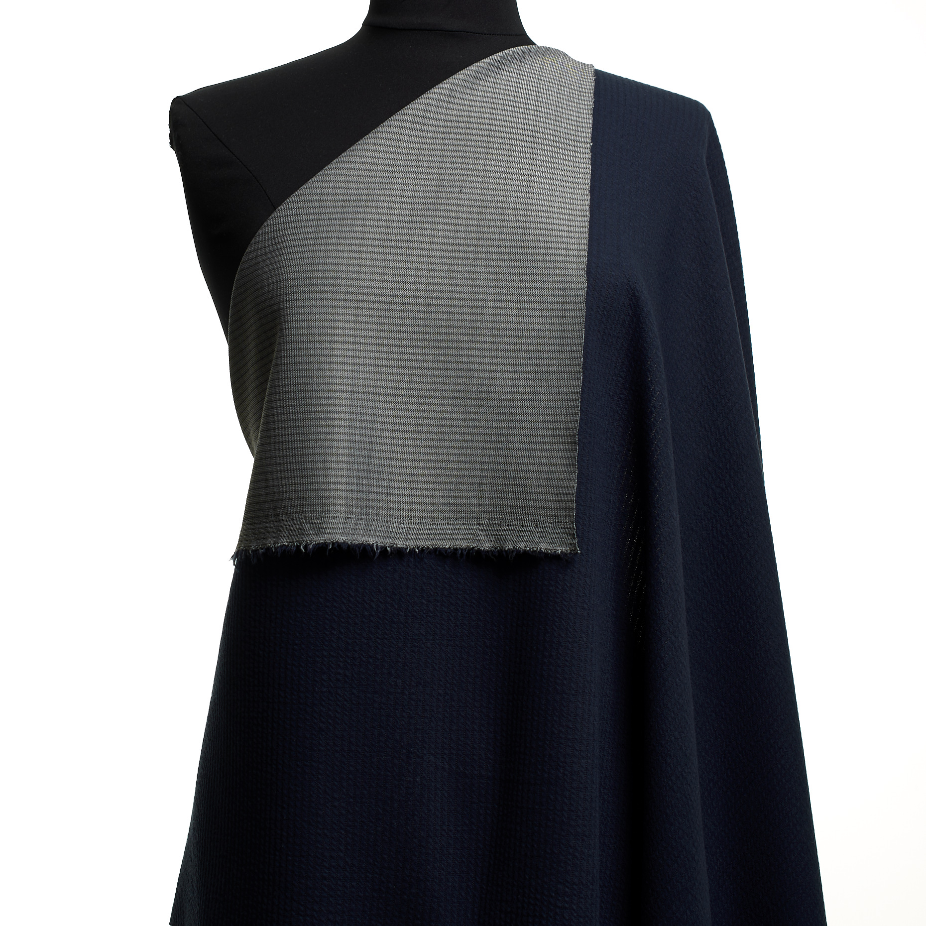 Jersey, Algodón, Micro Estructura, Mood Indigo