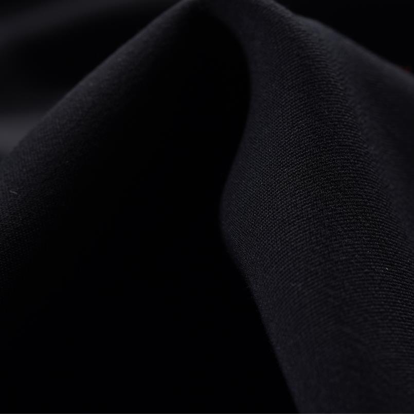 CRÊPE, TWILL, VISCOSE, RAVEN BLACK