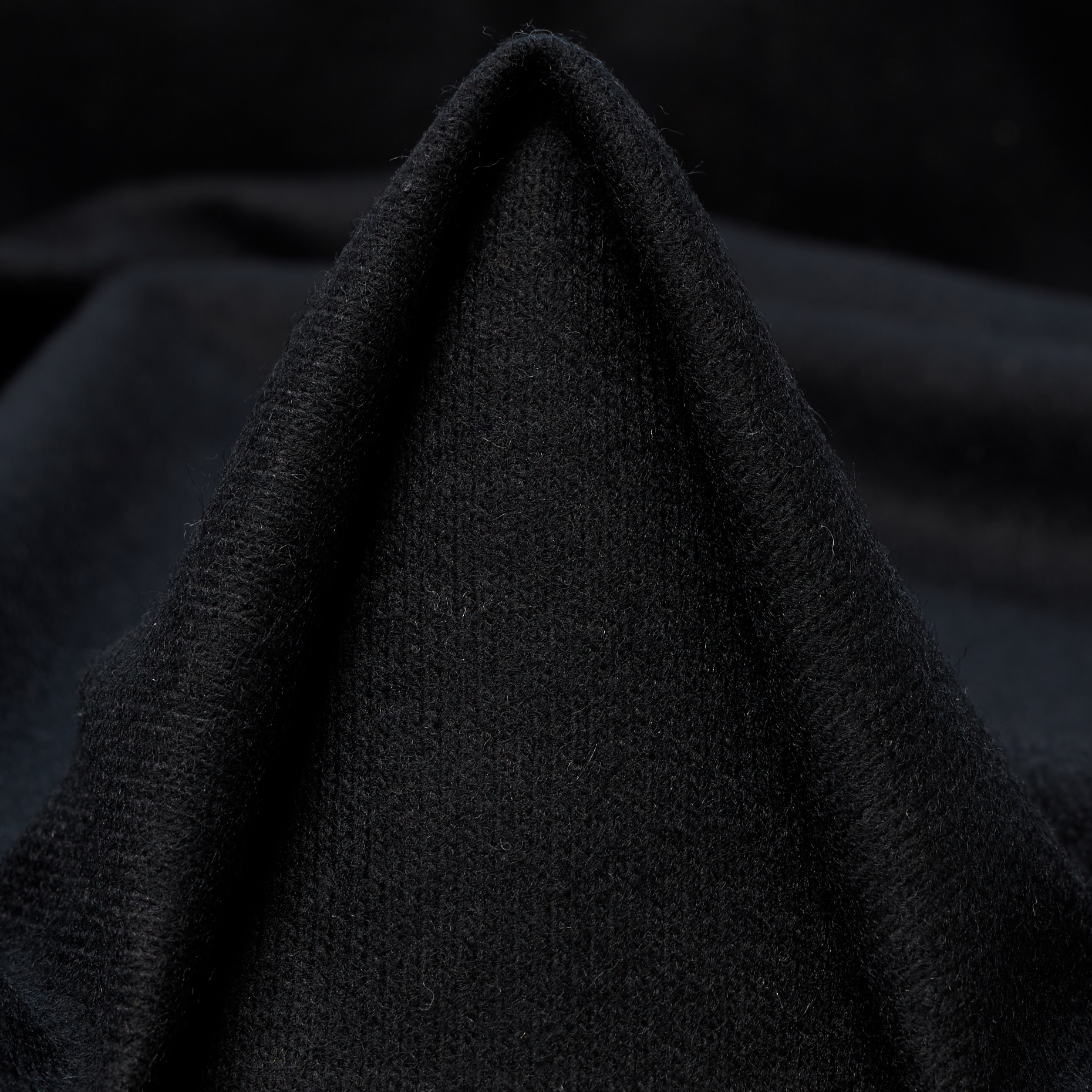 Jersey, Wełna, Jet Black