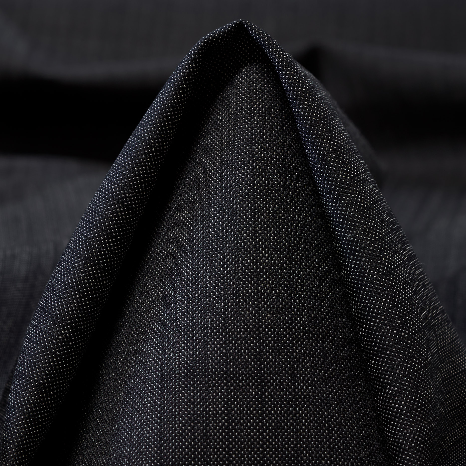 Cool Wool, Streifen, Melange, Black Sand