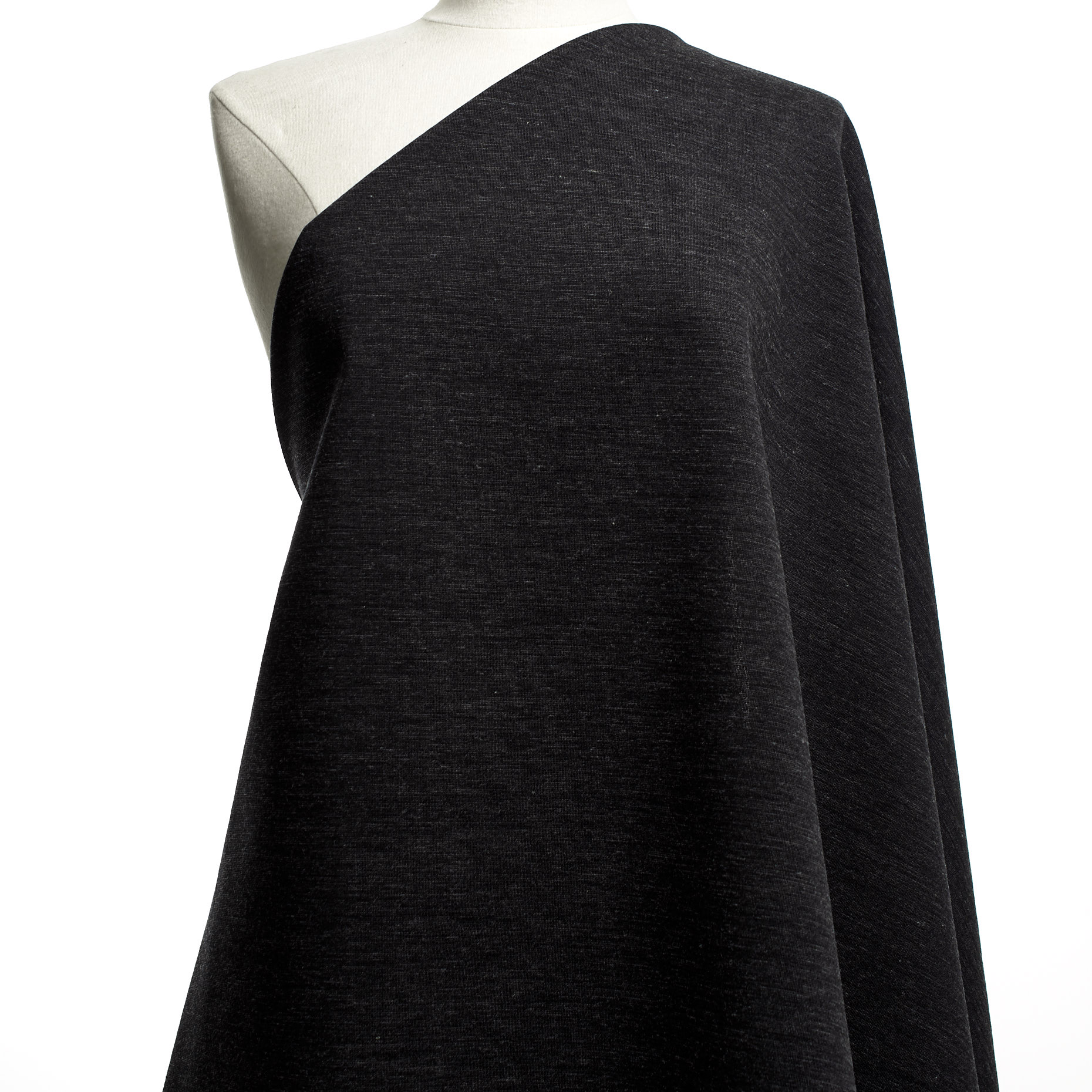 Jersey, Punto Milano, Wolle Mix, Stone