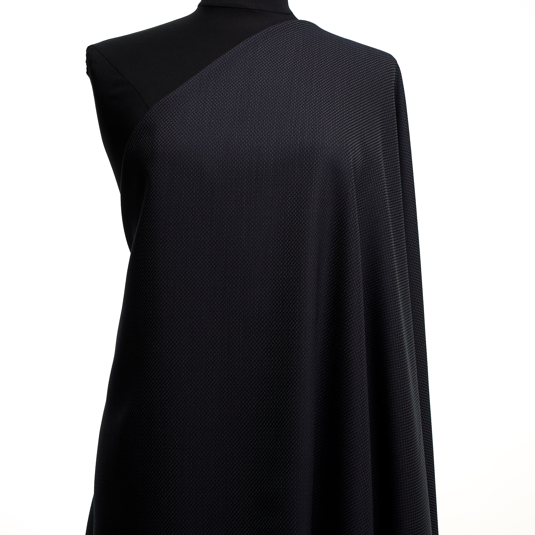 Virgin Wool, Elastic, Micro Design, Parisian Night&Folkstone Gray