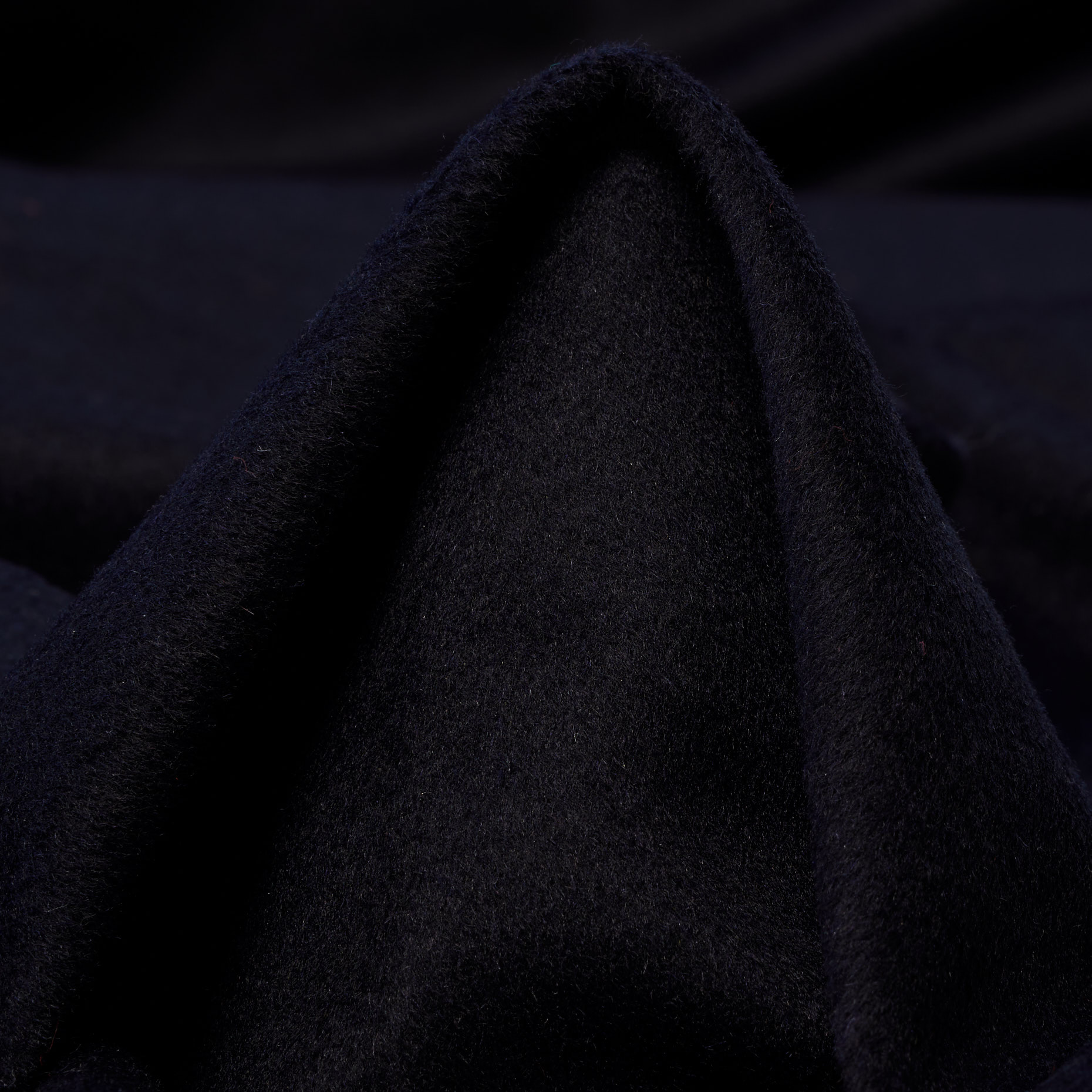 DRAP, WOOL BLEND, MIDNIGHT BLUE