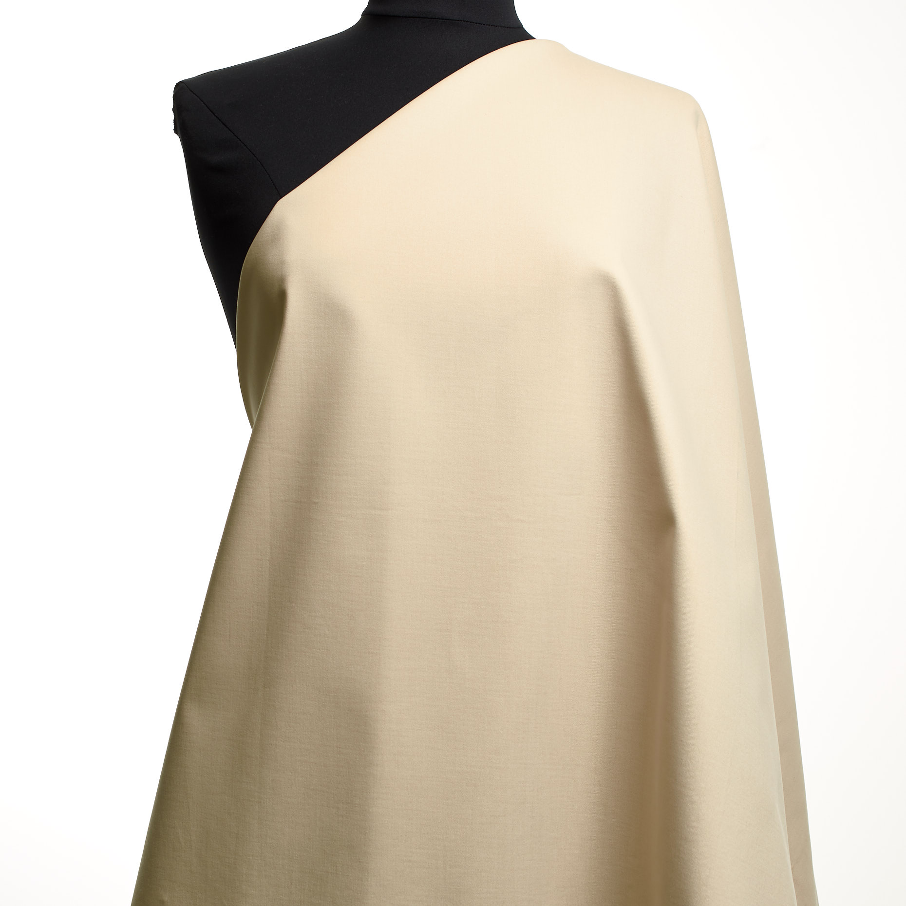Twill, Cotton, Brushed, Creme Brûlée