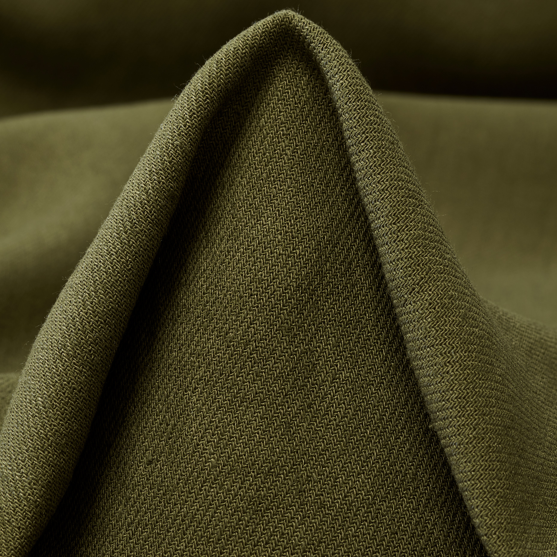 Twill, Lino, Viscosa, Capulet Olive