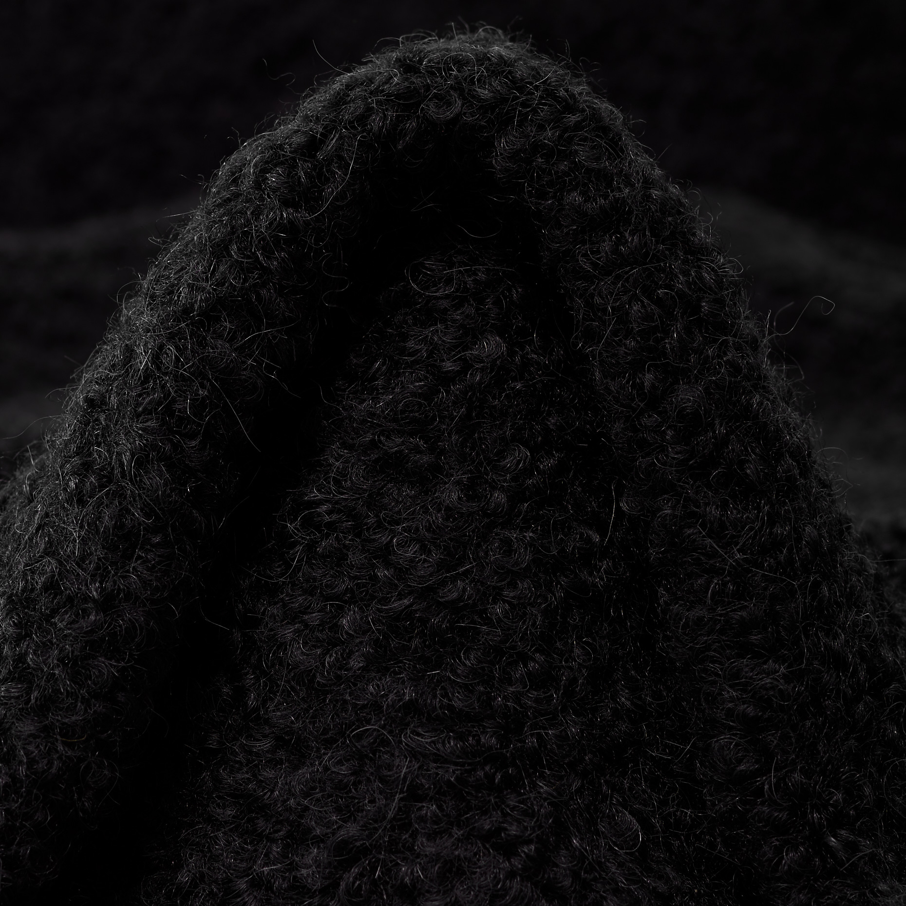 Bouclé, Alpaca, Laine Vierge, Raven Black (F000048565)