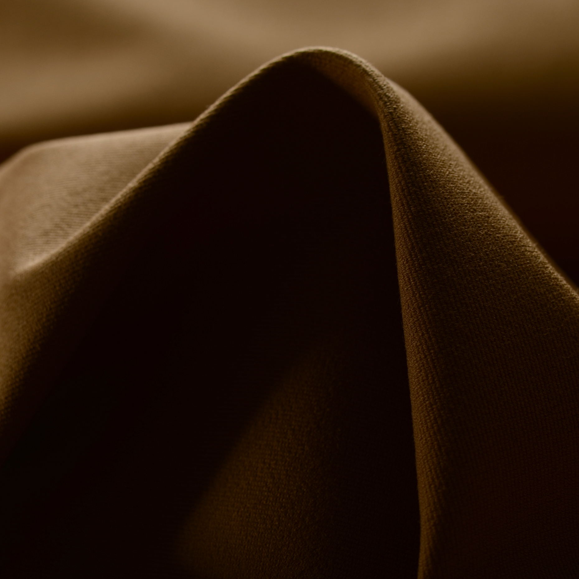 Twill, Cotone, Stretch, Pecan Brown