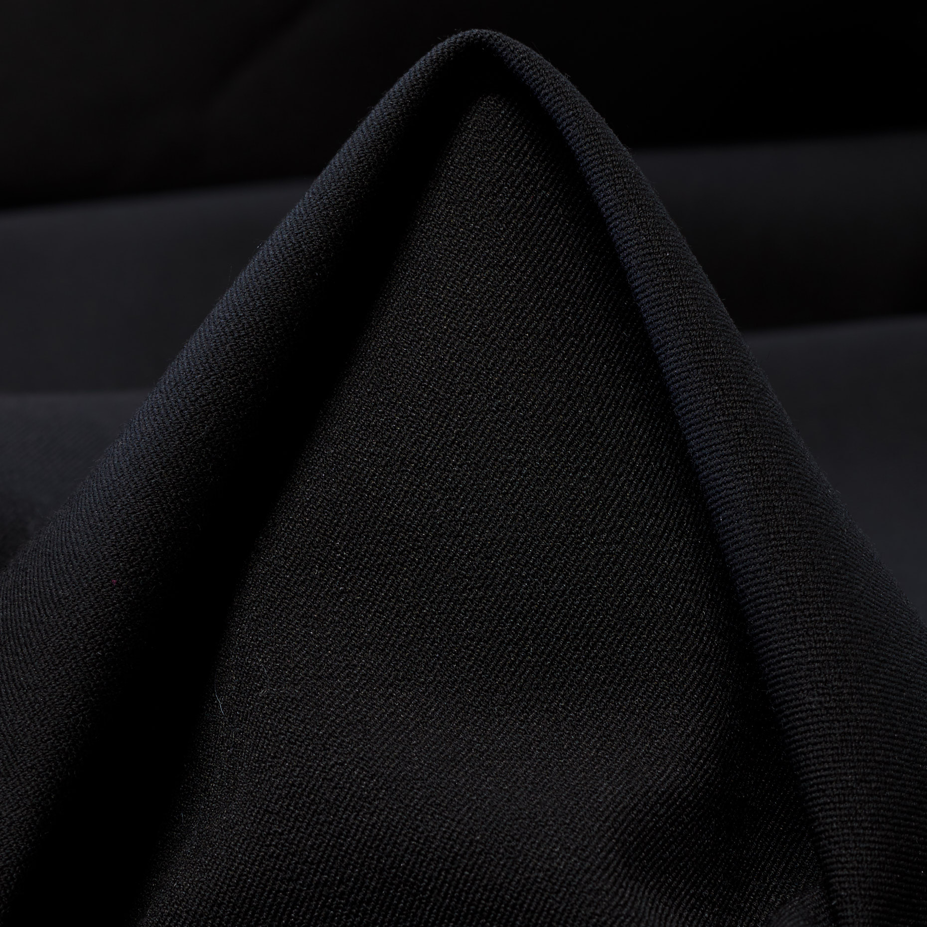 Viscose Blend, Elastic, Raven Black